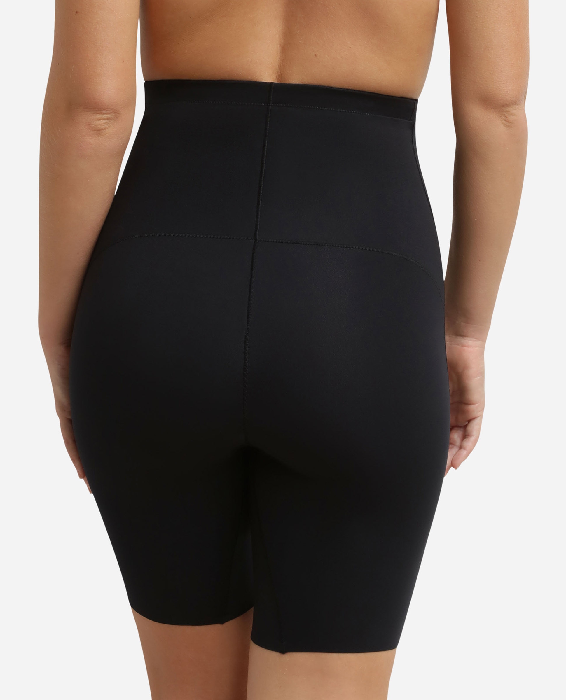 Faja reductora de tiro alto soporte alto - Dim - Negro Negro-2