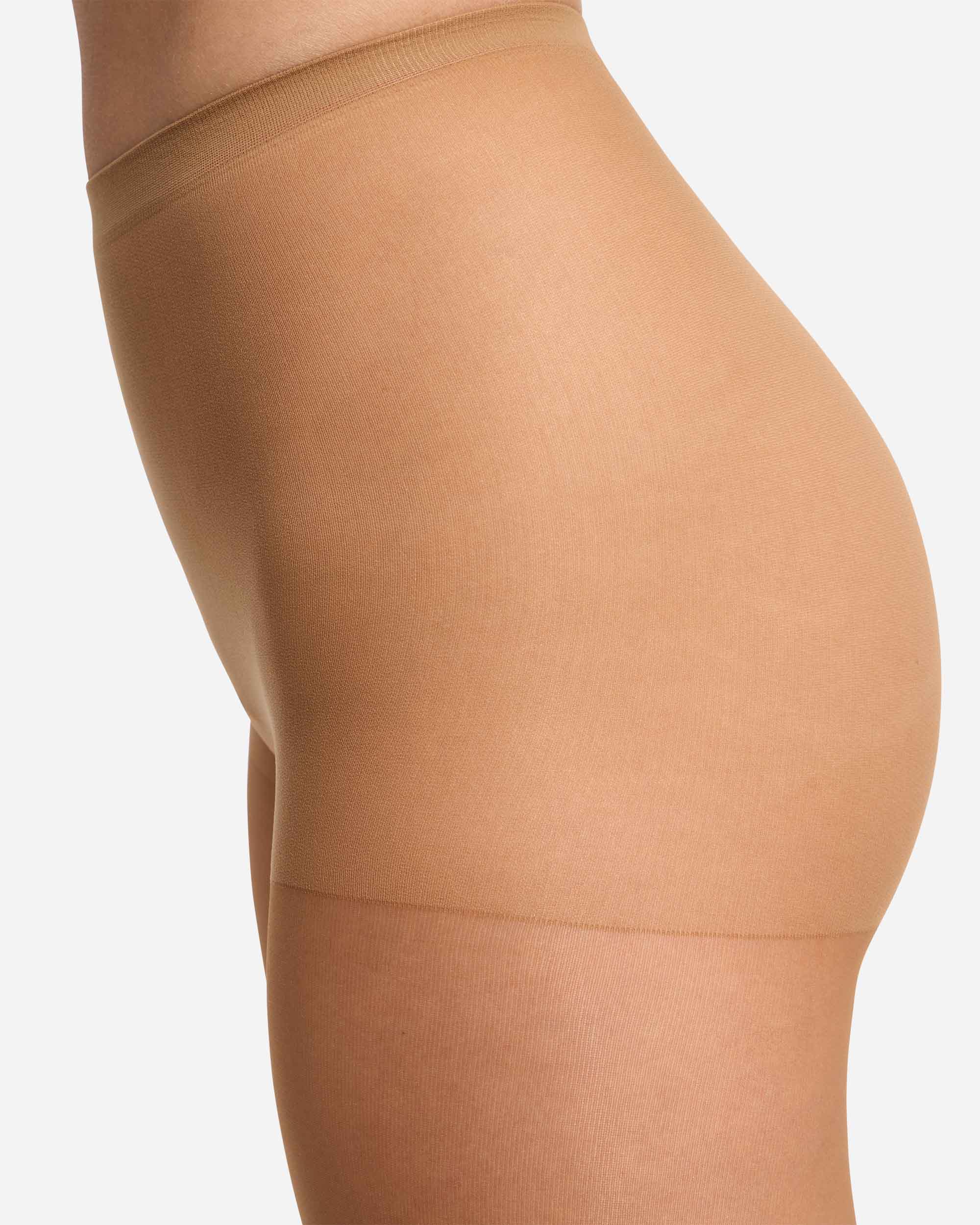 Panti transparente efecto natural 15 deniers - Dim - Marrón Marrón-2