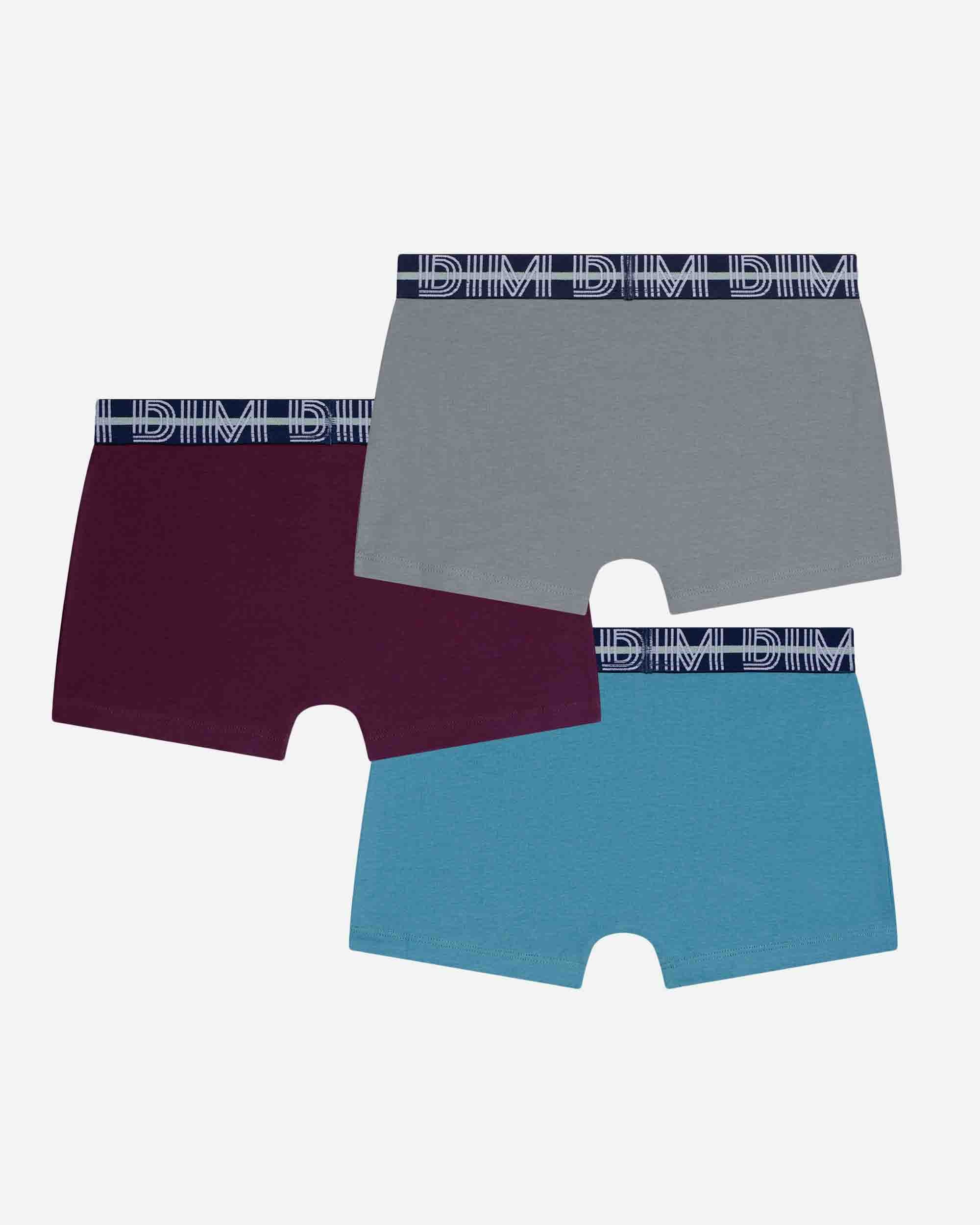 Pack de 3 bóxers para niño de algodón - Dim - Multicolor Multicolor-3