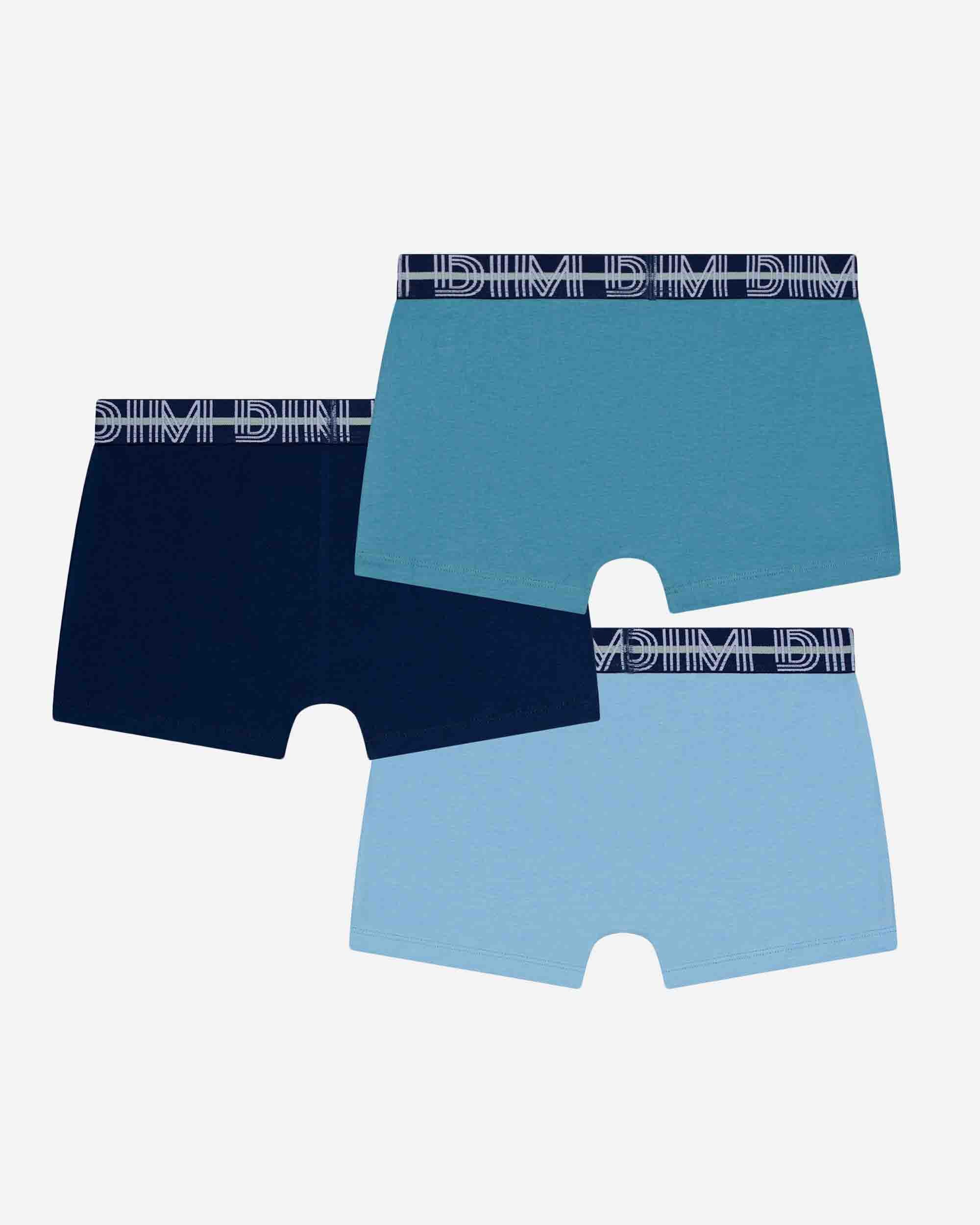 Pack de 3 bóxers para niño de algodón - Dim - Multicolor Multicolor-3