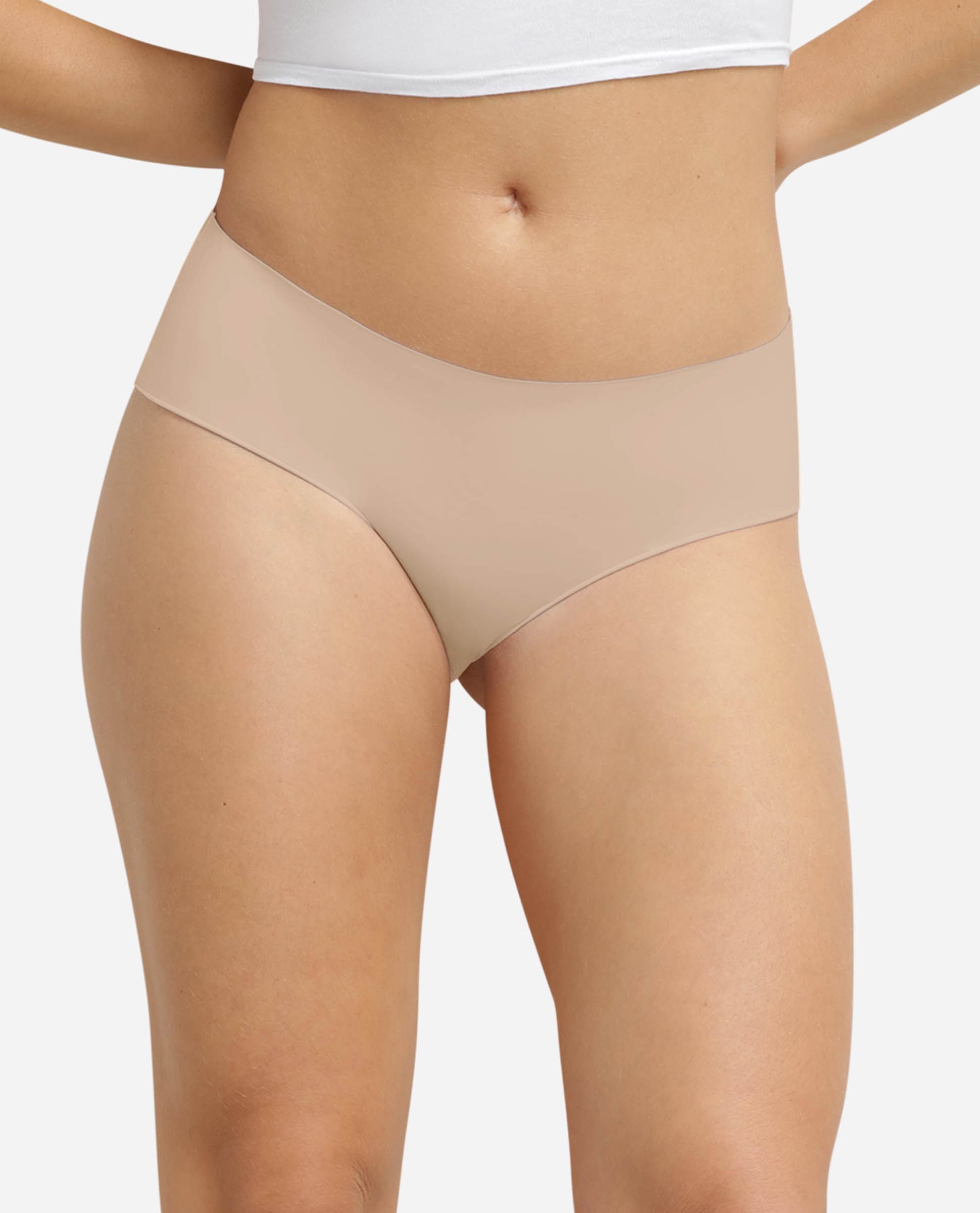 Bragas de cintura alta invisibles para mujer en microfibra - Dim - Natural Natural-1