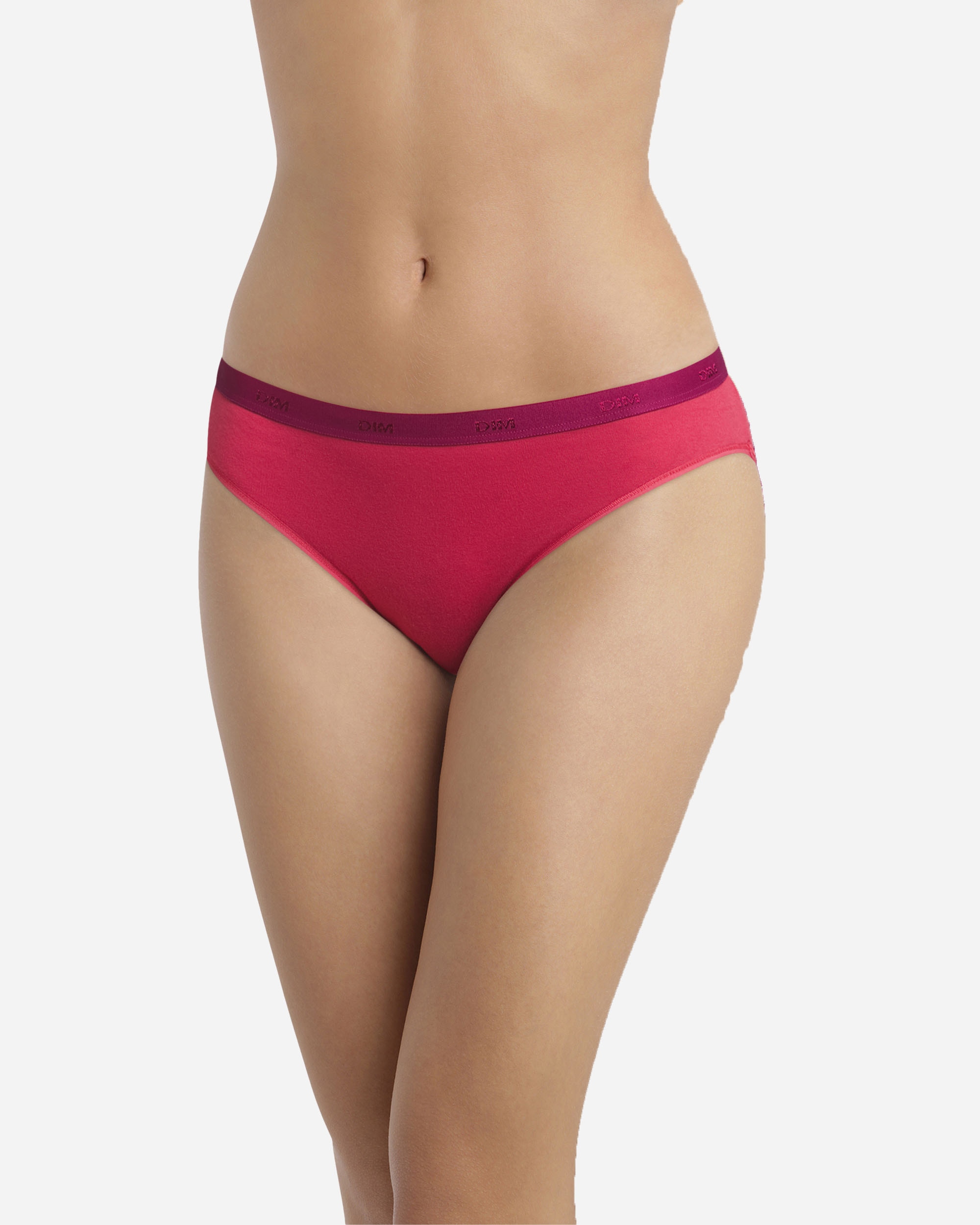 Pack de 3 bragas de algodón elástico estampadas - Dim - Multicolor Multicolor-3