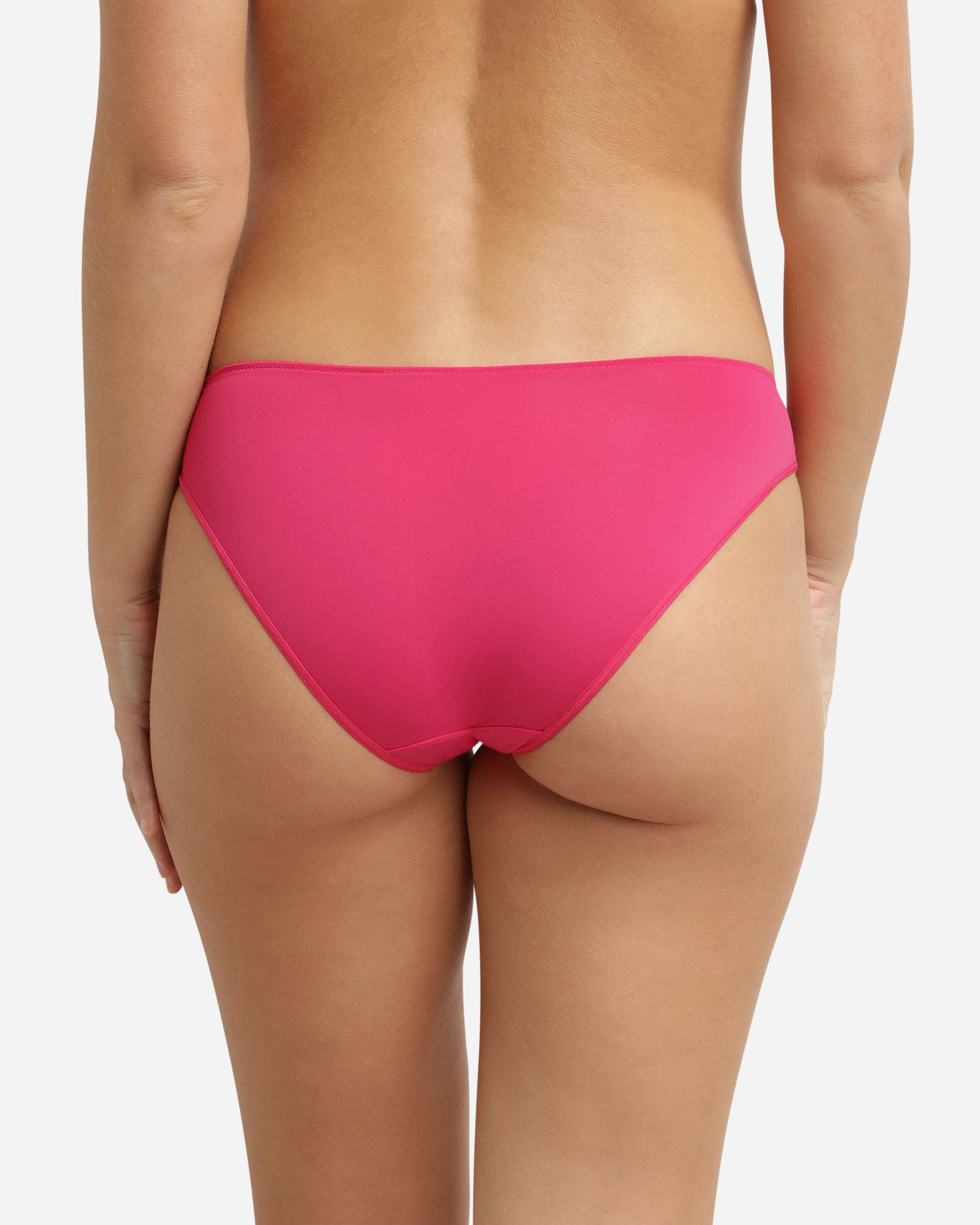 Braga de microfibra con encaje - Dim - Fucsia Fucsia-2