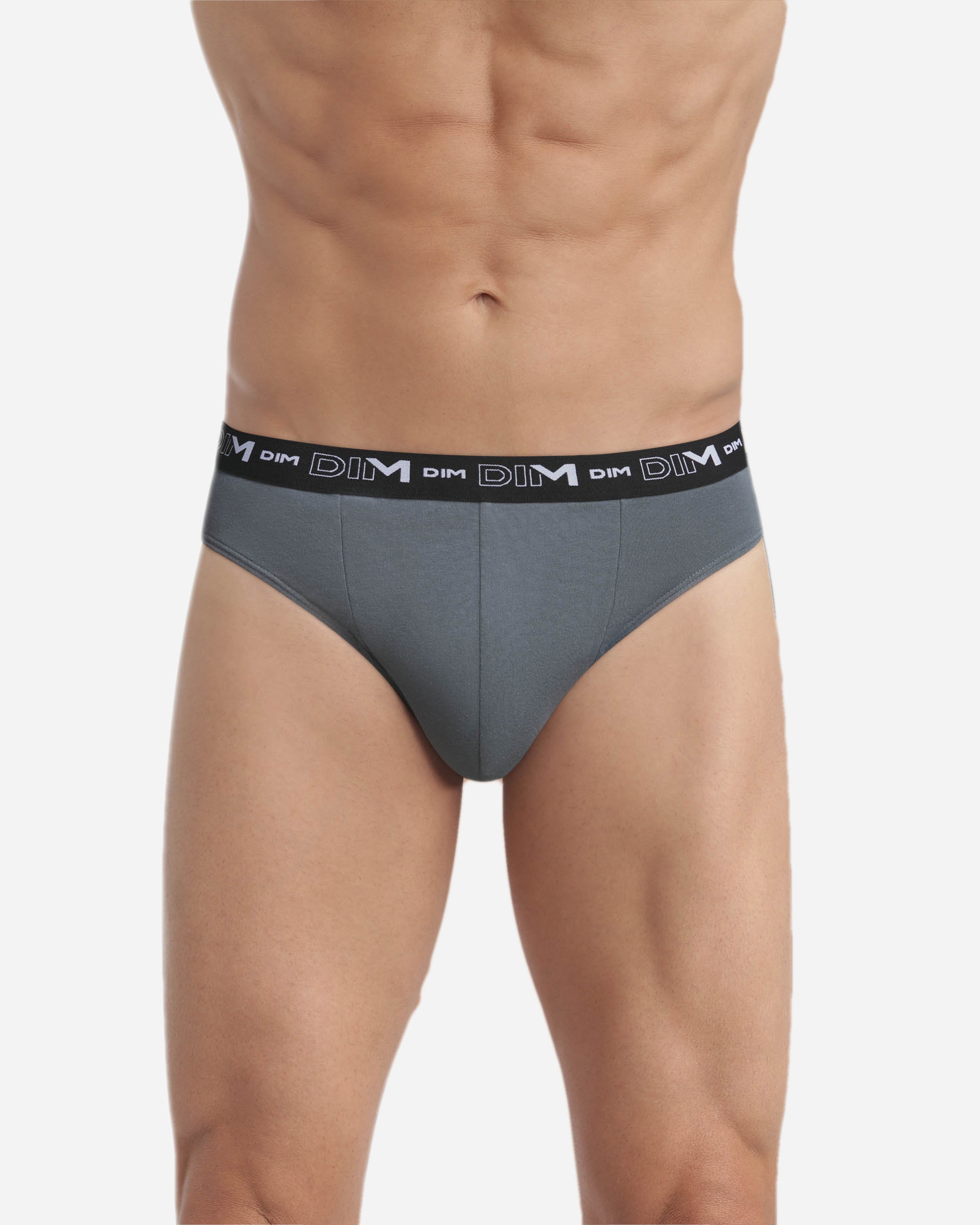 Pack de tres slips algodón elástico básico y cómodo dim coton stretch - Multicolor Multicolor-3