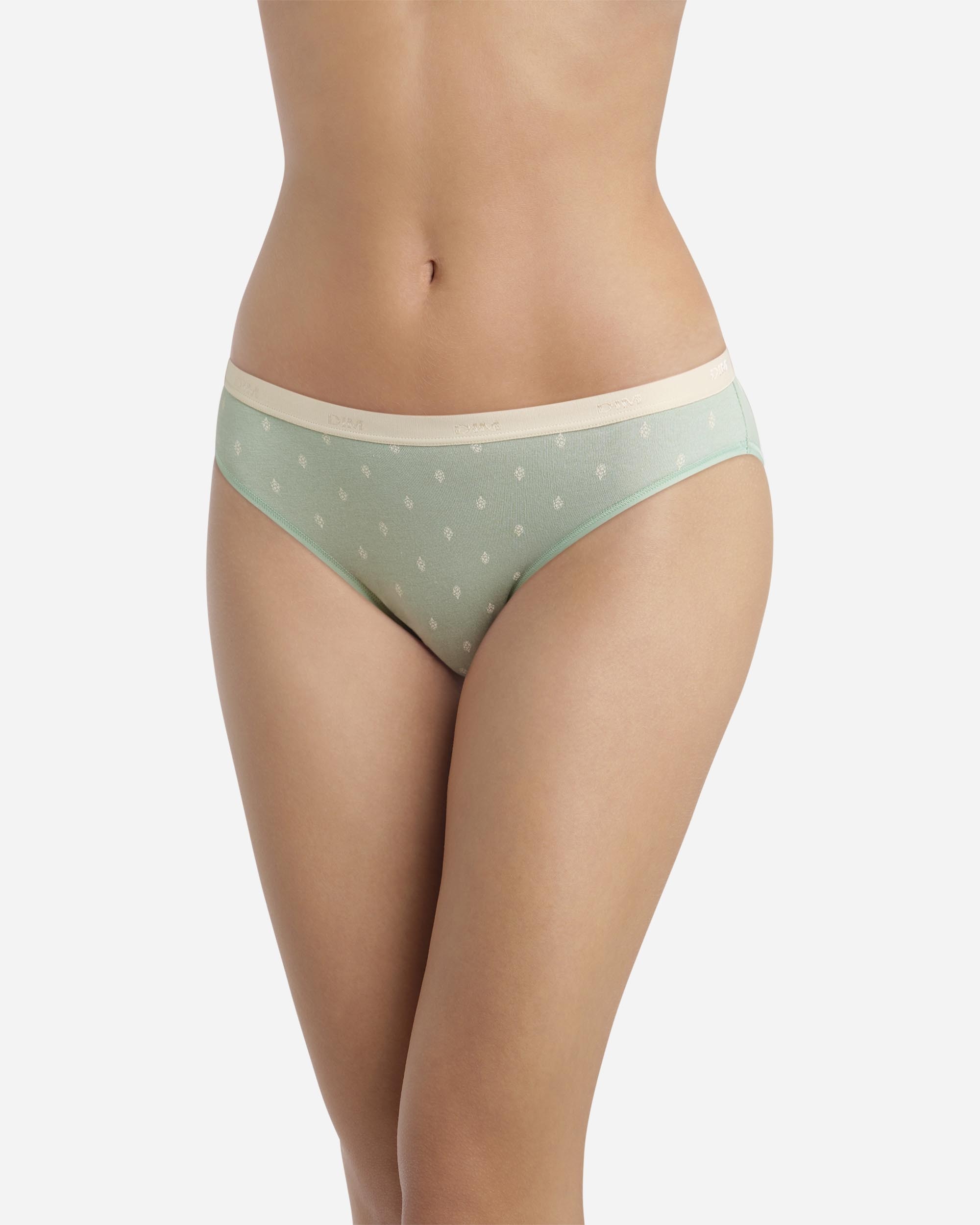 Pack de 4 bragas de algodón elástico estampadas - Dim - Multicolor Multicolor-3