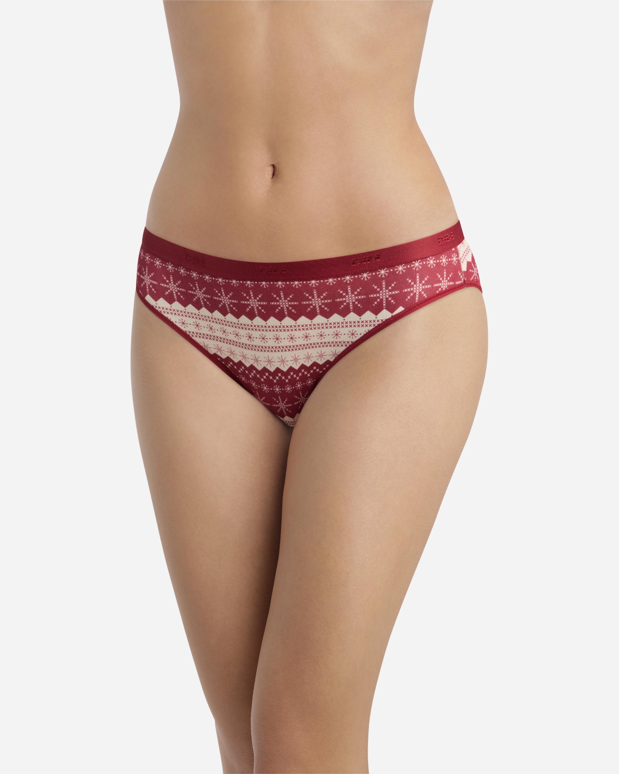 Pack de 4 bragas de algodón elástico estampadas - Dim - Multicolor Multicolor-3