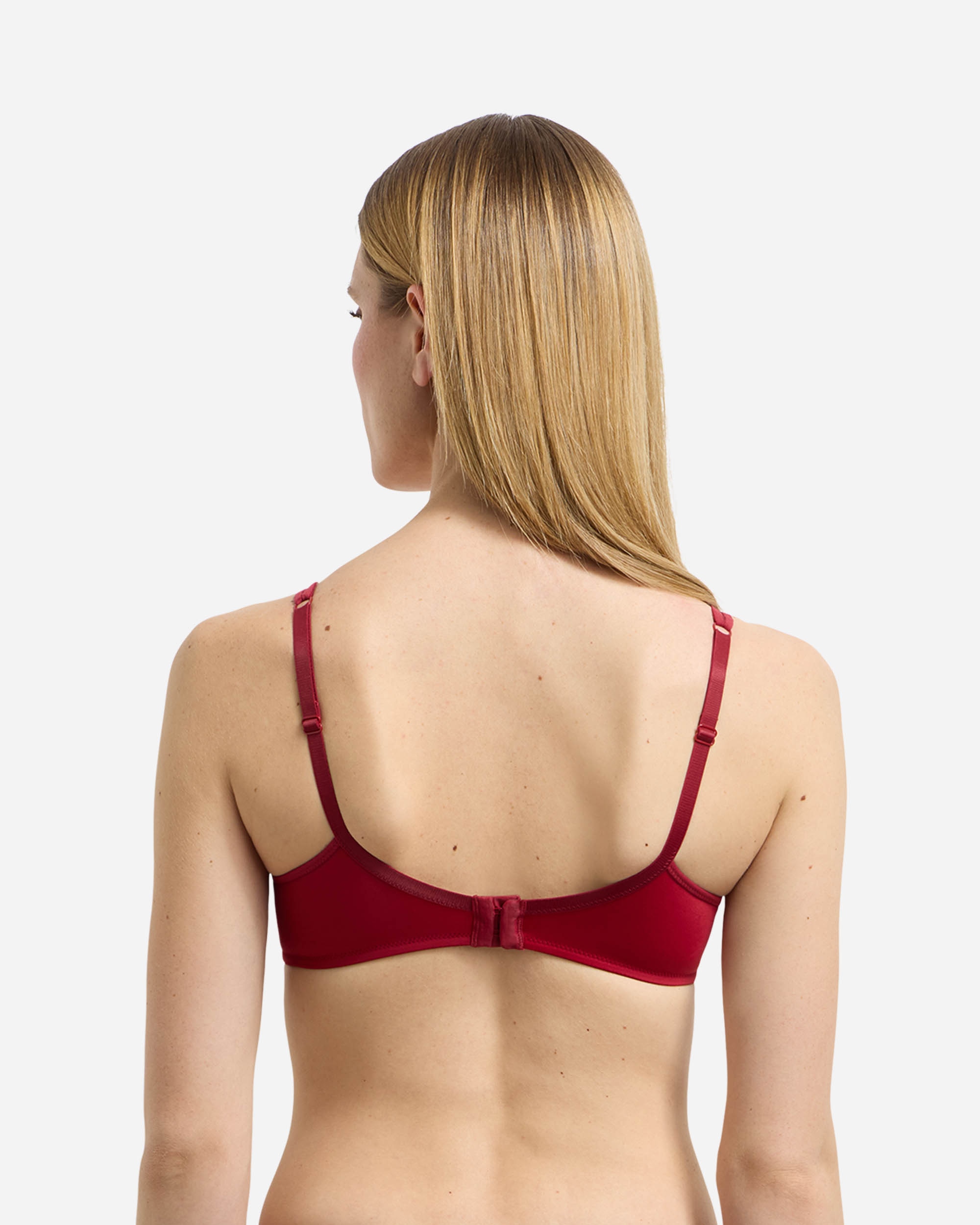Sujetador con aro de gran capacidad generous con tul - Dim - Rojo Rojo-2