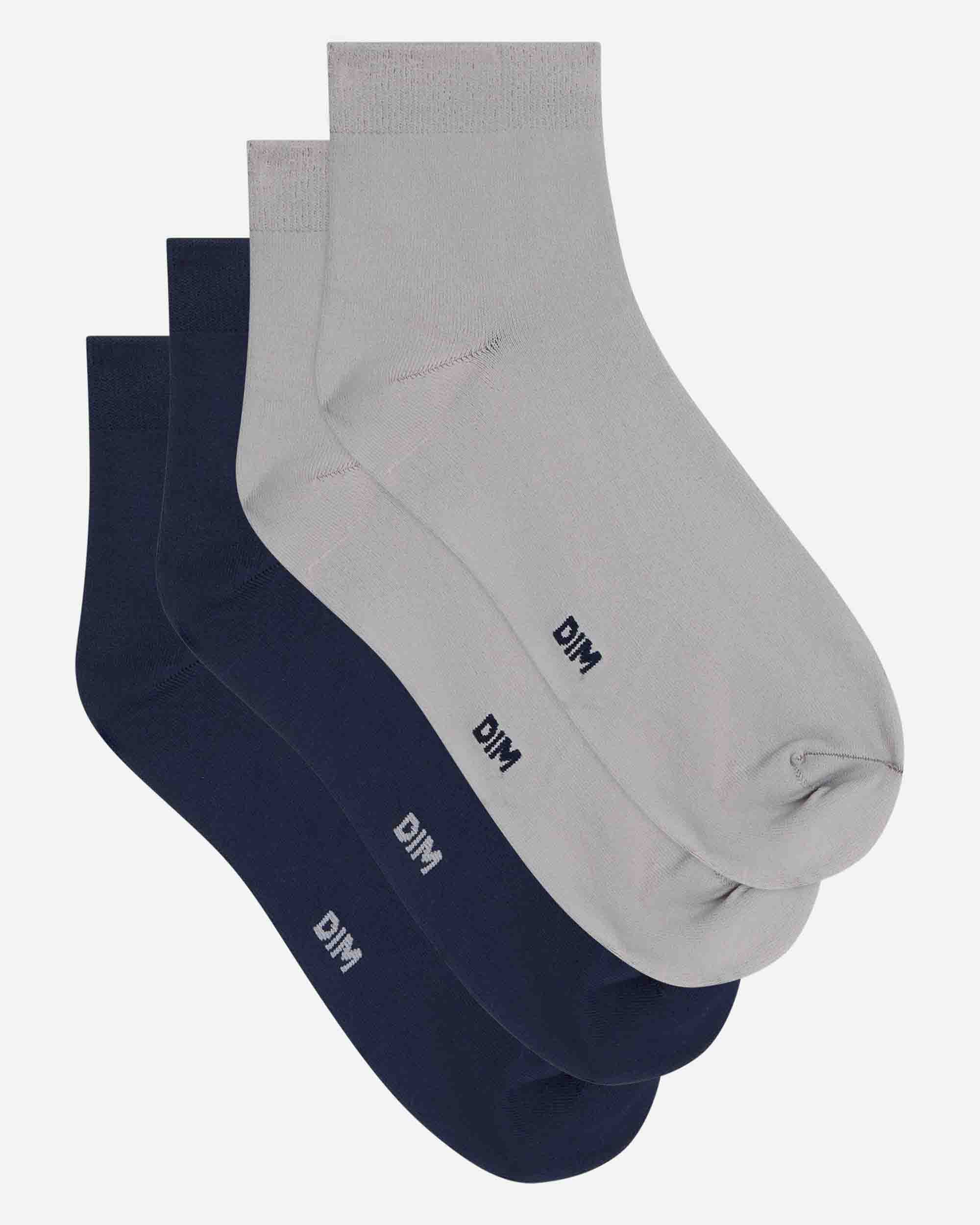 Pack de 2 calcetines tobilleros de mujer skin extra suaves - Dim - Multicolor Multicolor-3