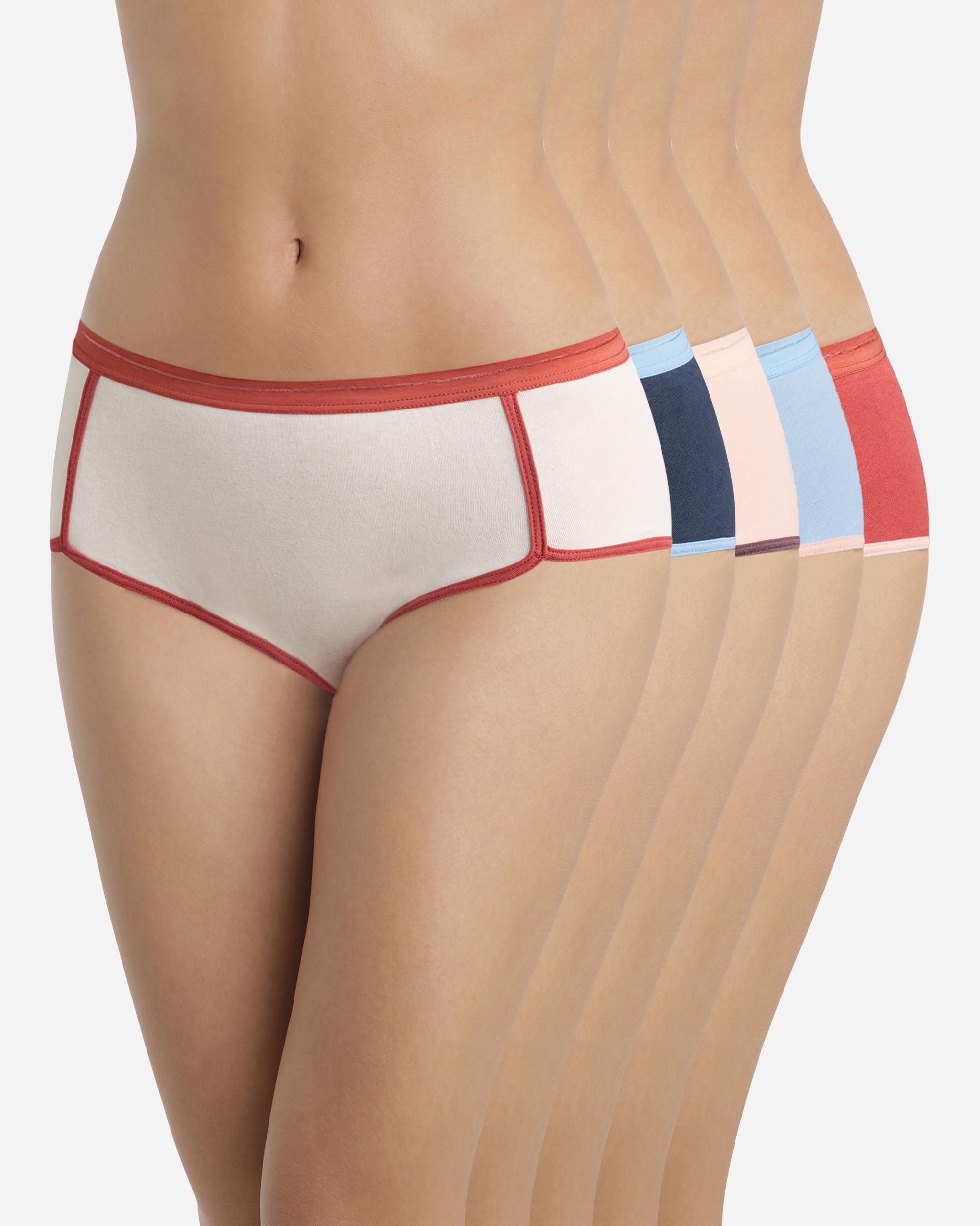 Pack de 5 culottes dim x inès de la fressange - Multicolor Multicolor-1