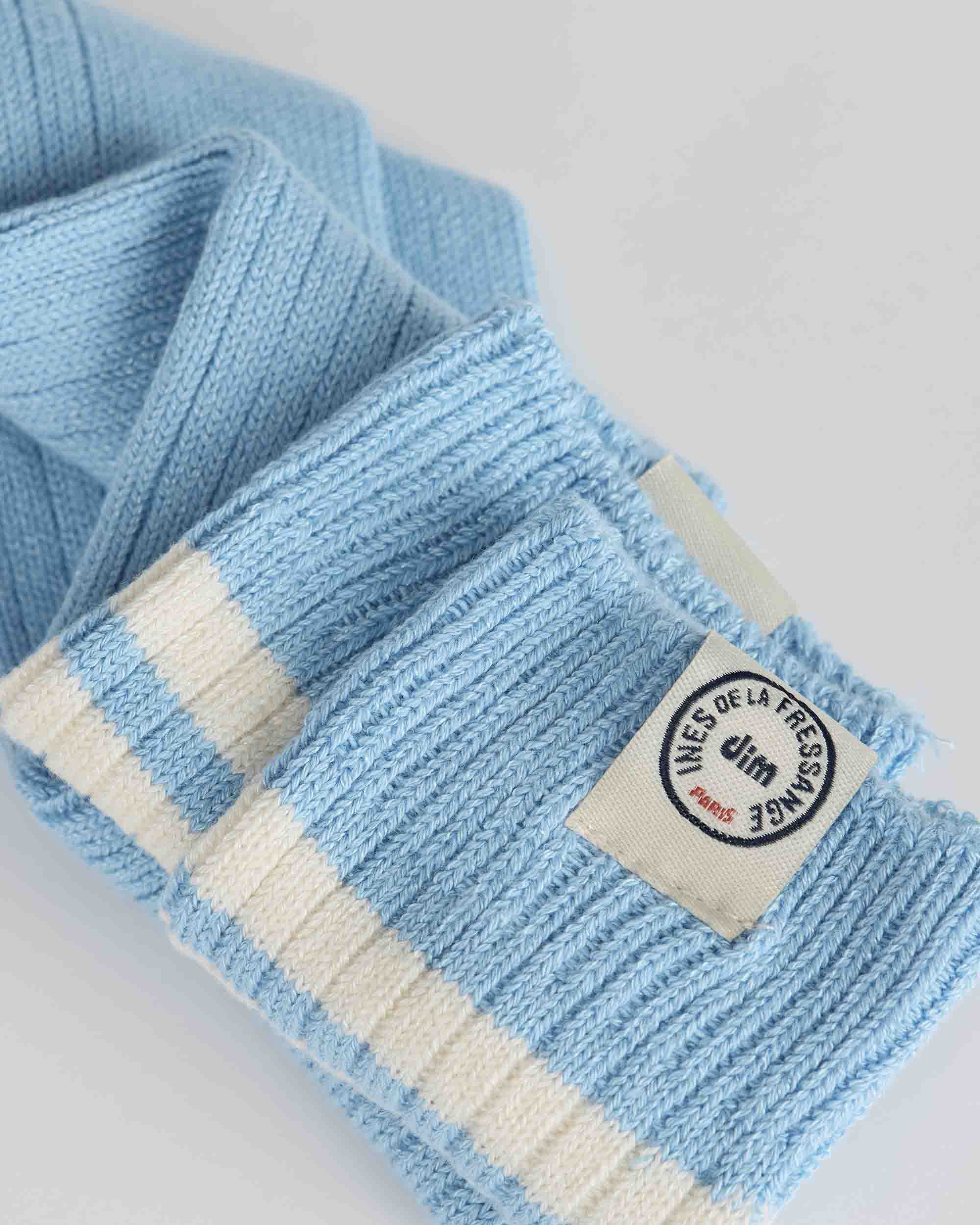 Calcetines ribbed de media cañana dim x inès de la fressange - Azul Azul-3