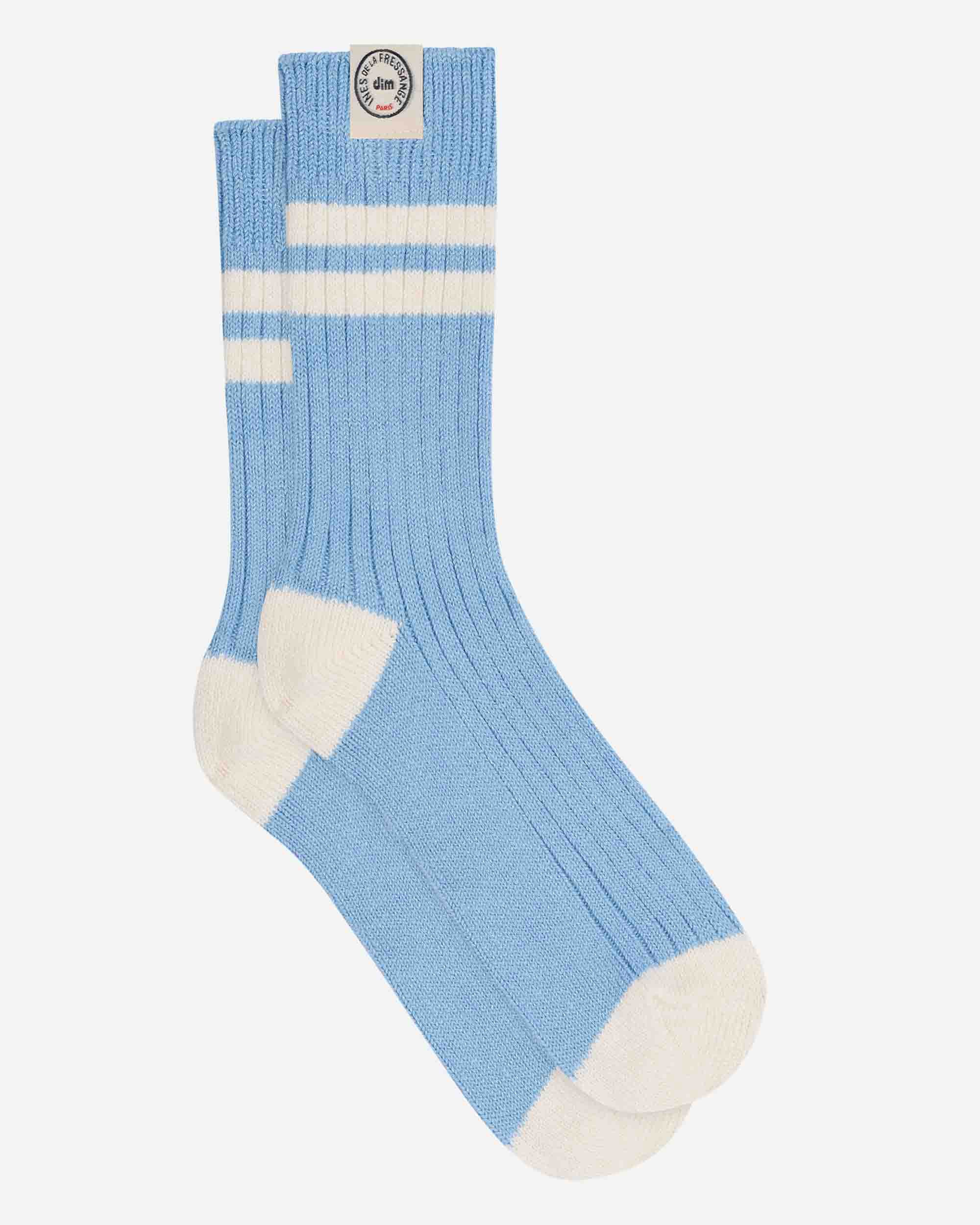 Calcetines ribbed de media cañana dim x inès de la fressange - Azul Azul-2