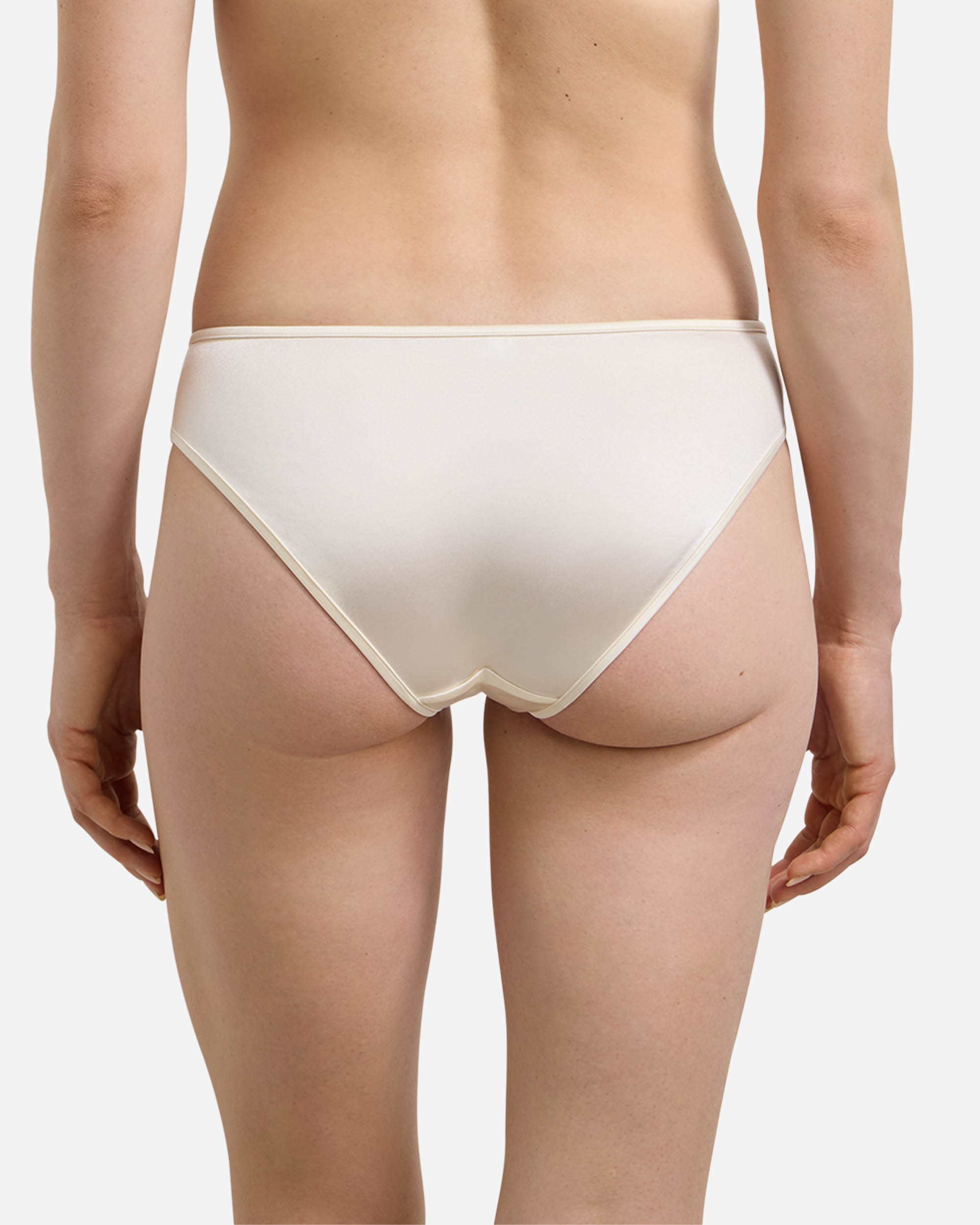Braga midi tejido micro satinado dim x inès de la fressange - Marfil Marfil-2