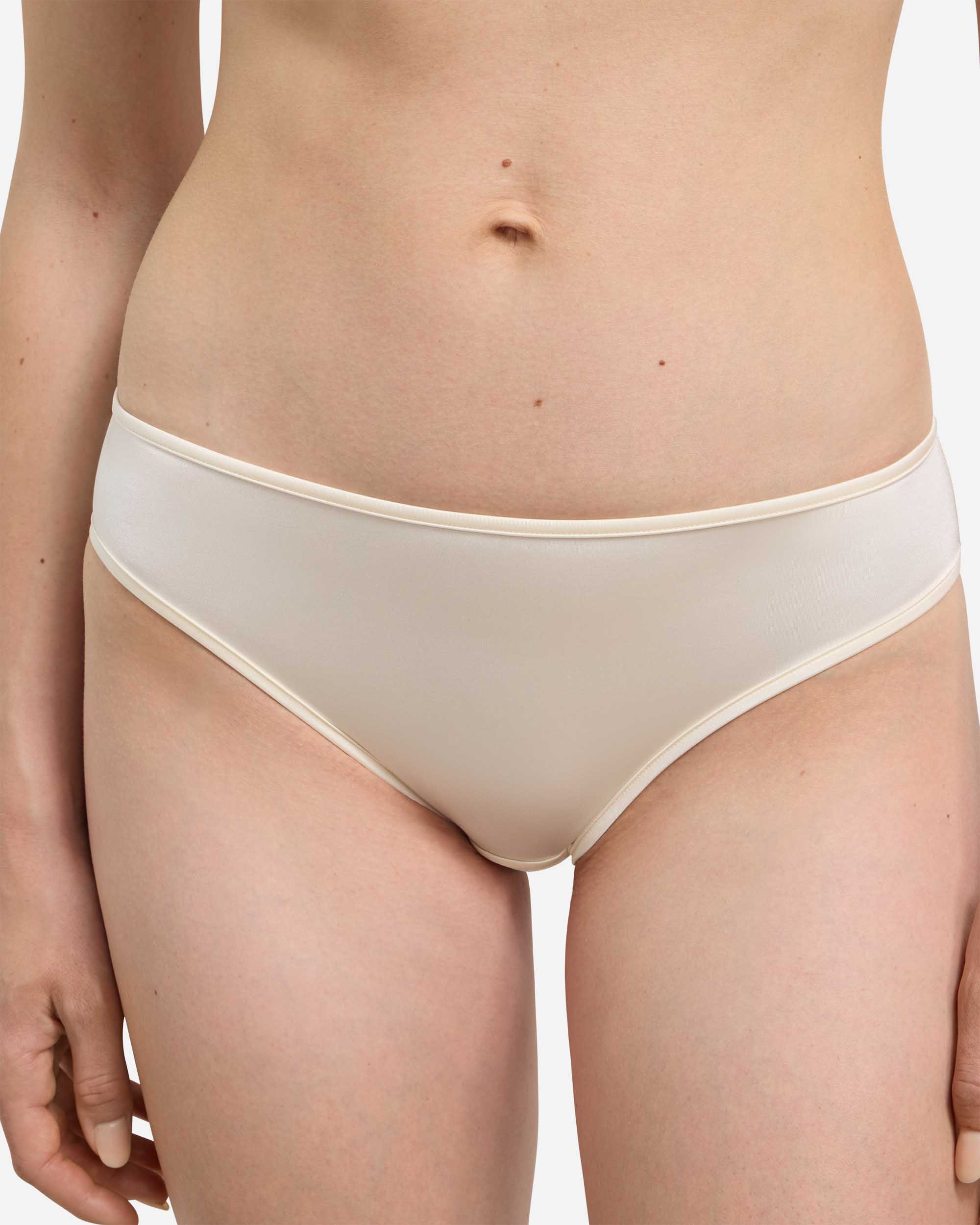 Braga midi tejido micro satinado dim x inès de la fressange - Marfil Marfil-3