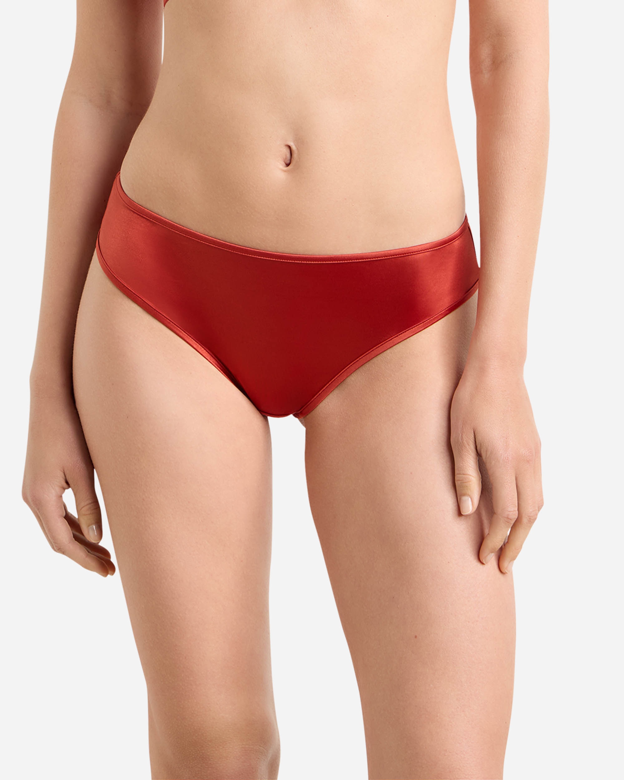 Braga midi tejido micro satinado dim x inès de la fressange - Canela Canela-1