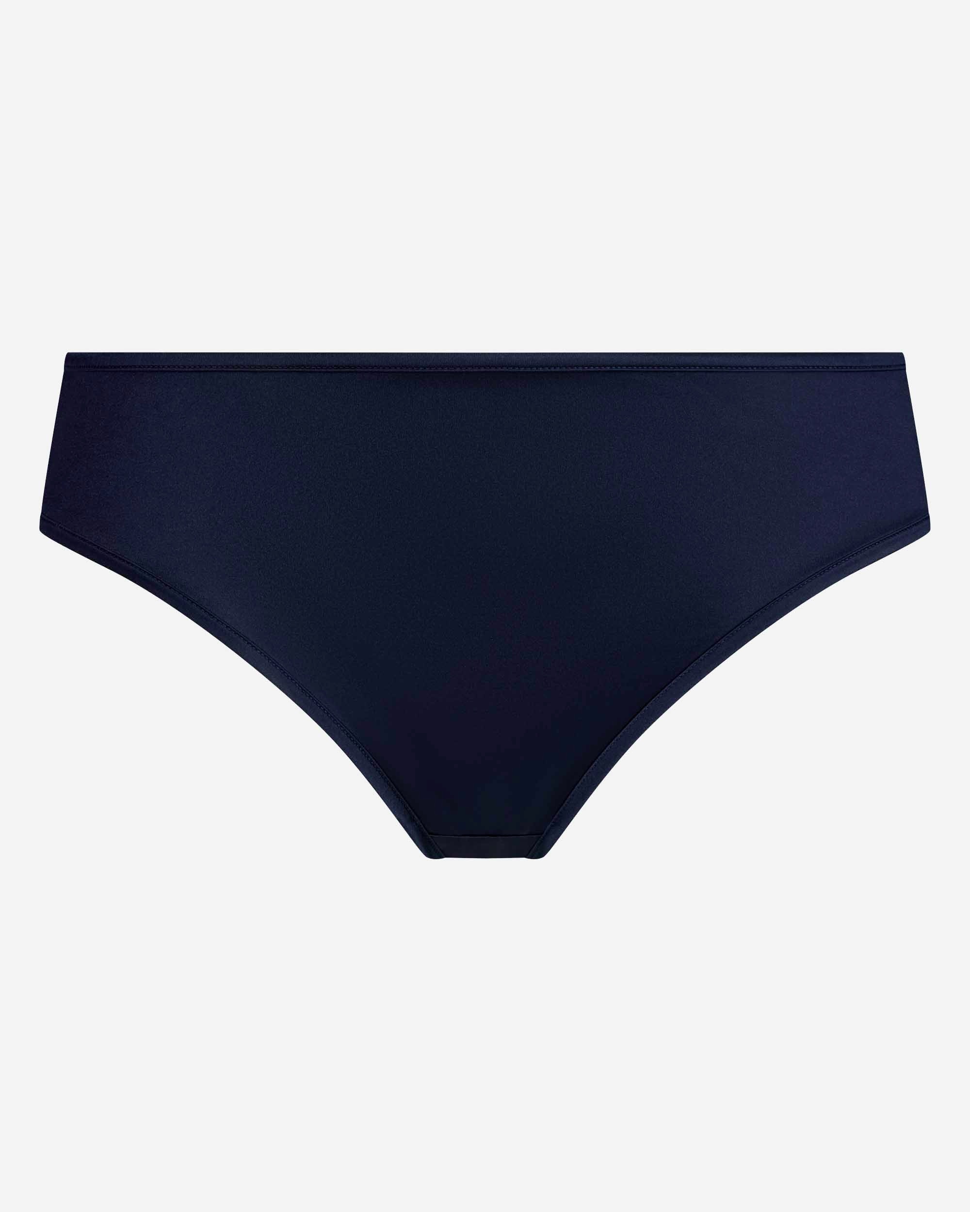 Braga midi tejido micro satinado dim x inès de la fressange - Azul oscuro Azul oscuro-5
