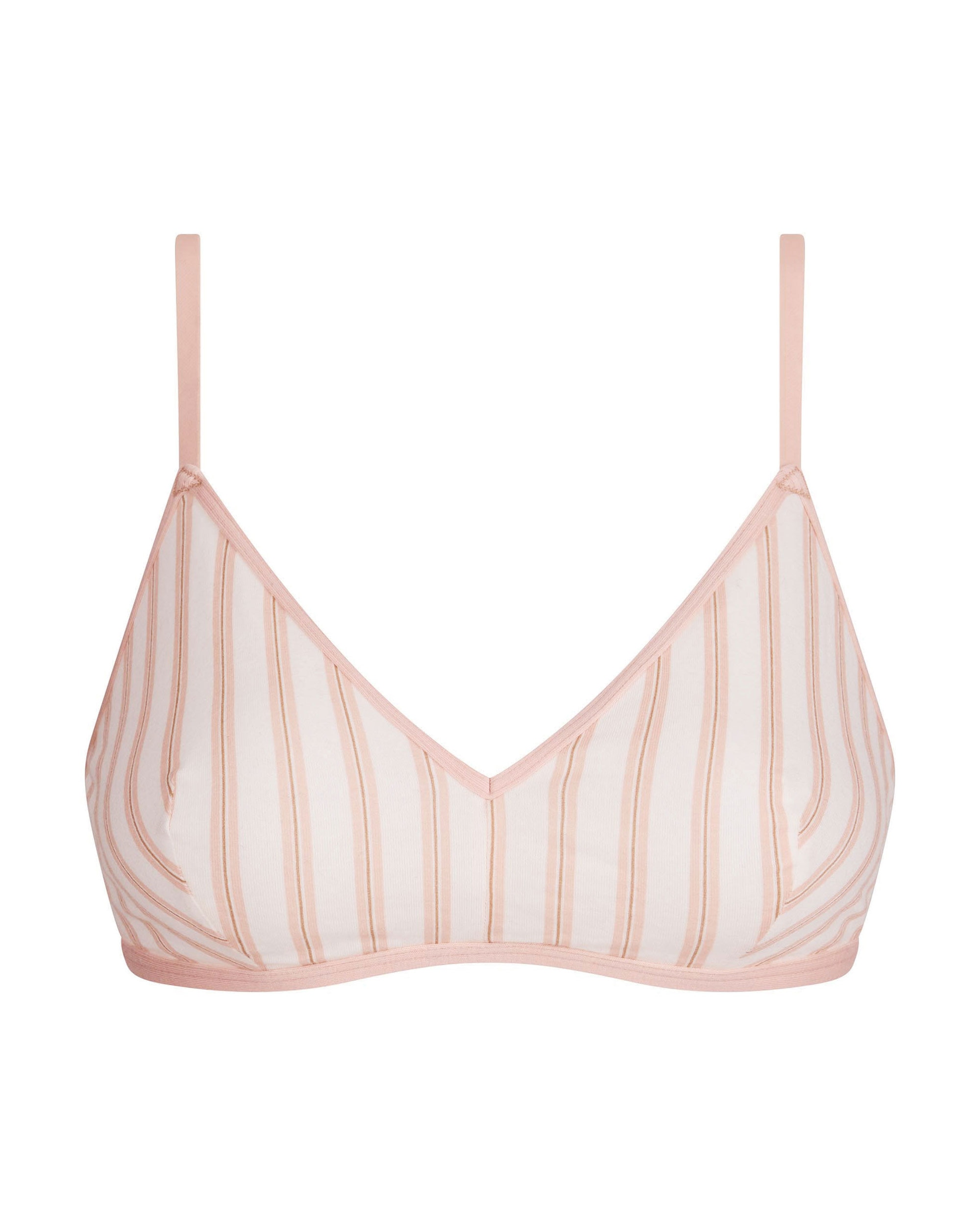 Sujetador sin aros triangular dim x inès de la fressange - Crema Crema-5