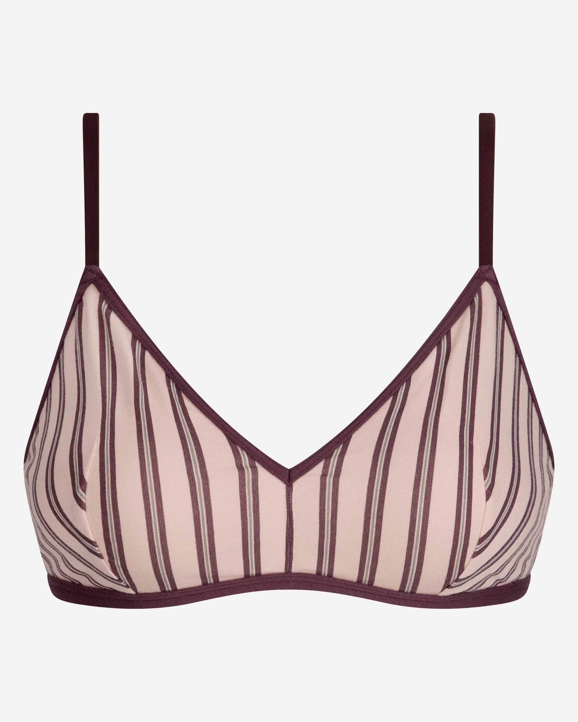 Sujetador sin aros triangular dim x inès de la fressange - Marrón claro Marrón claro-5