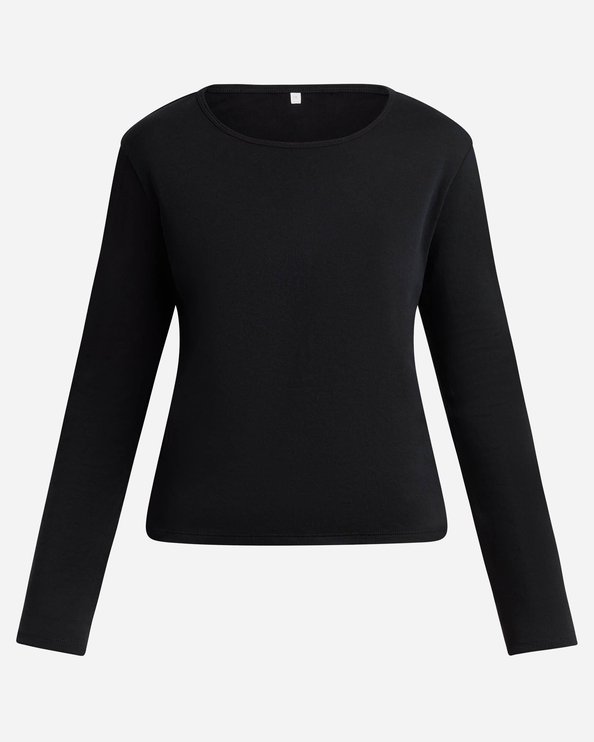 Camiseta térmica de mujer manga larga - Dim - Negro Negro-3