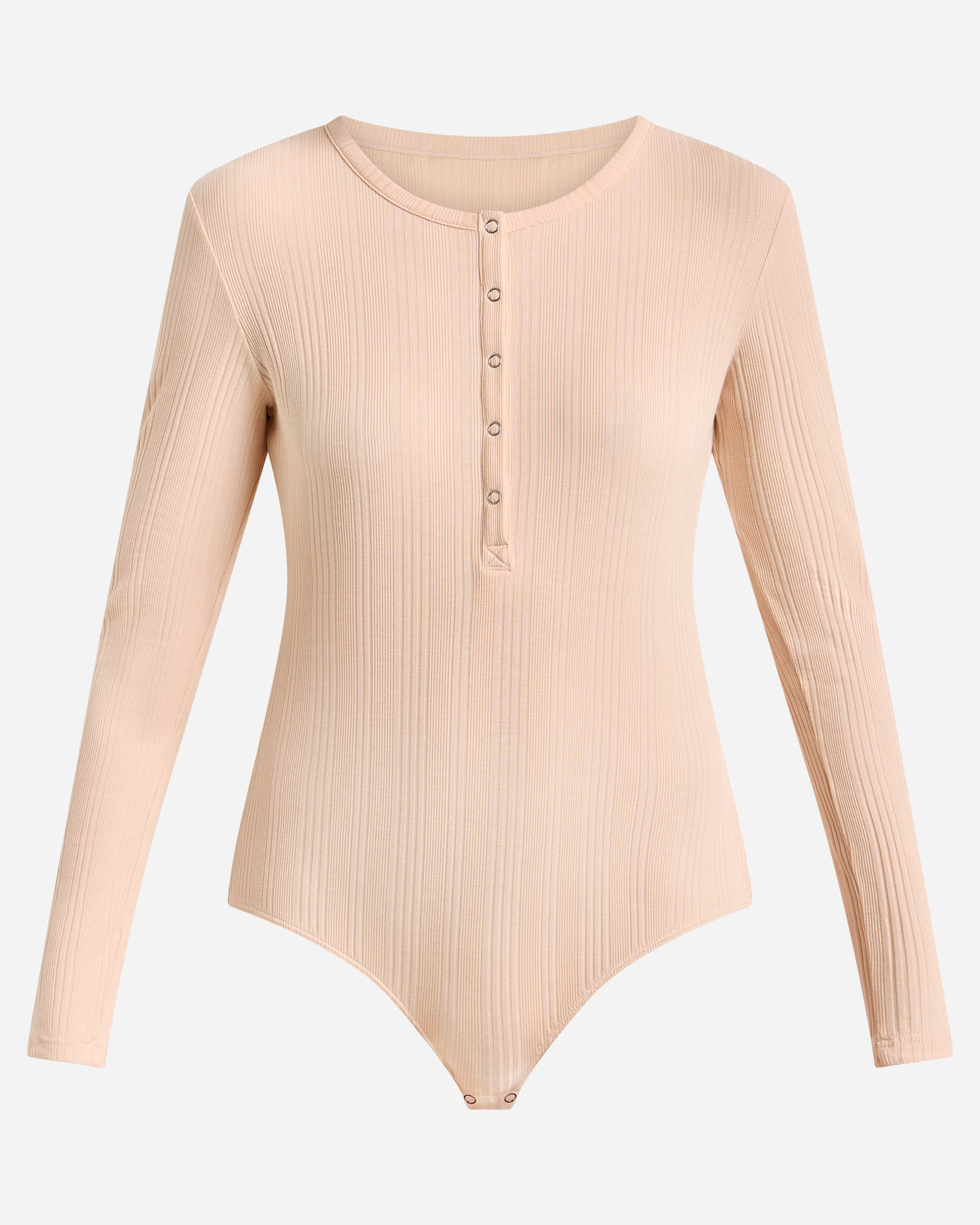 Imagen 3 de Body de manga larga acanalado dim x inès de la fressange - Rosa Rosa