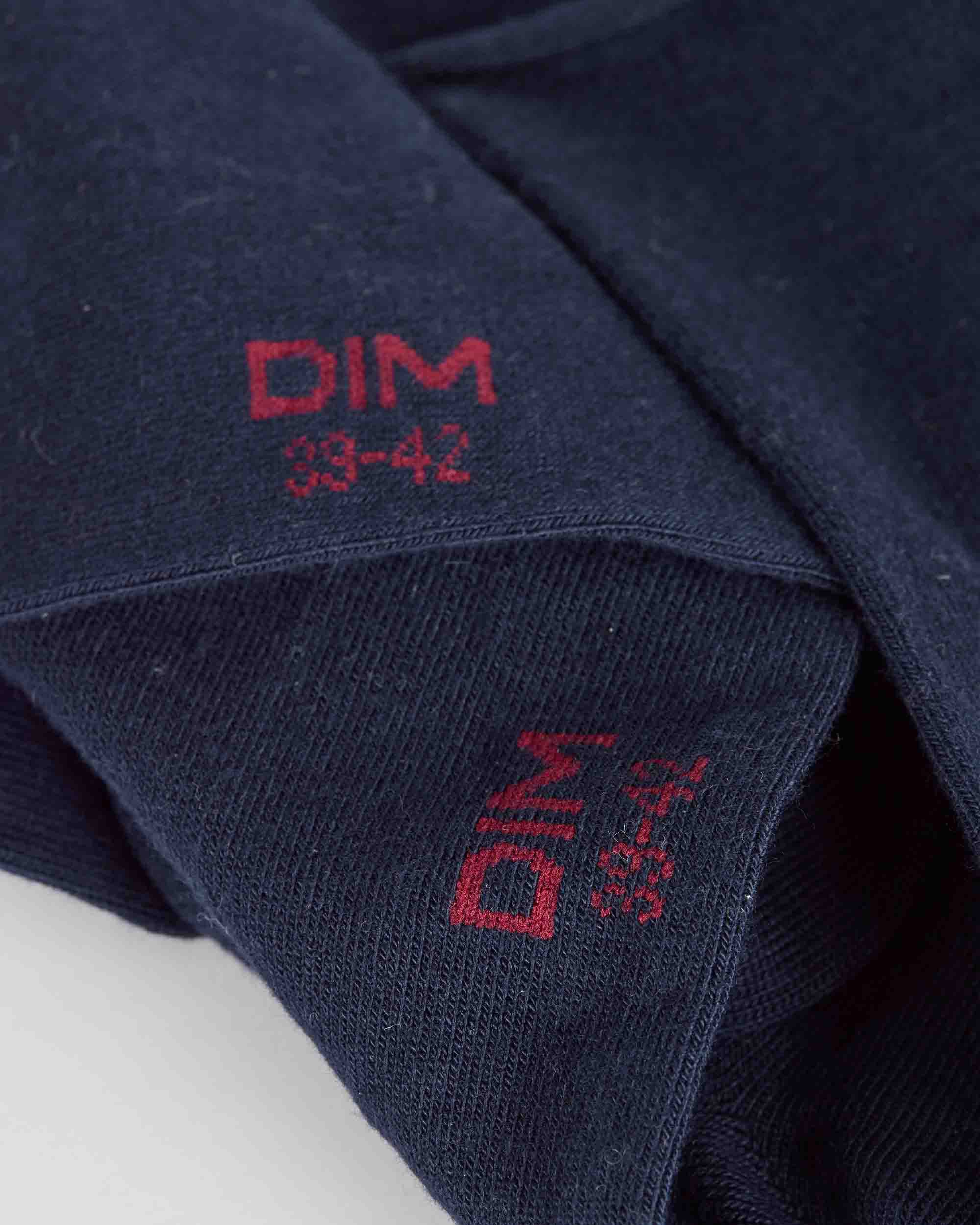 Pack de 2 calcetines cortos de mujer extra suaves de modal - Dim - Azul marino Azul marino-2