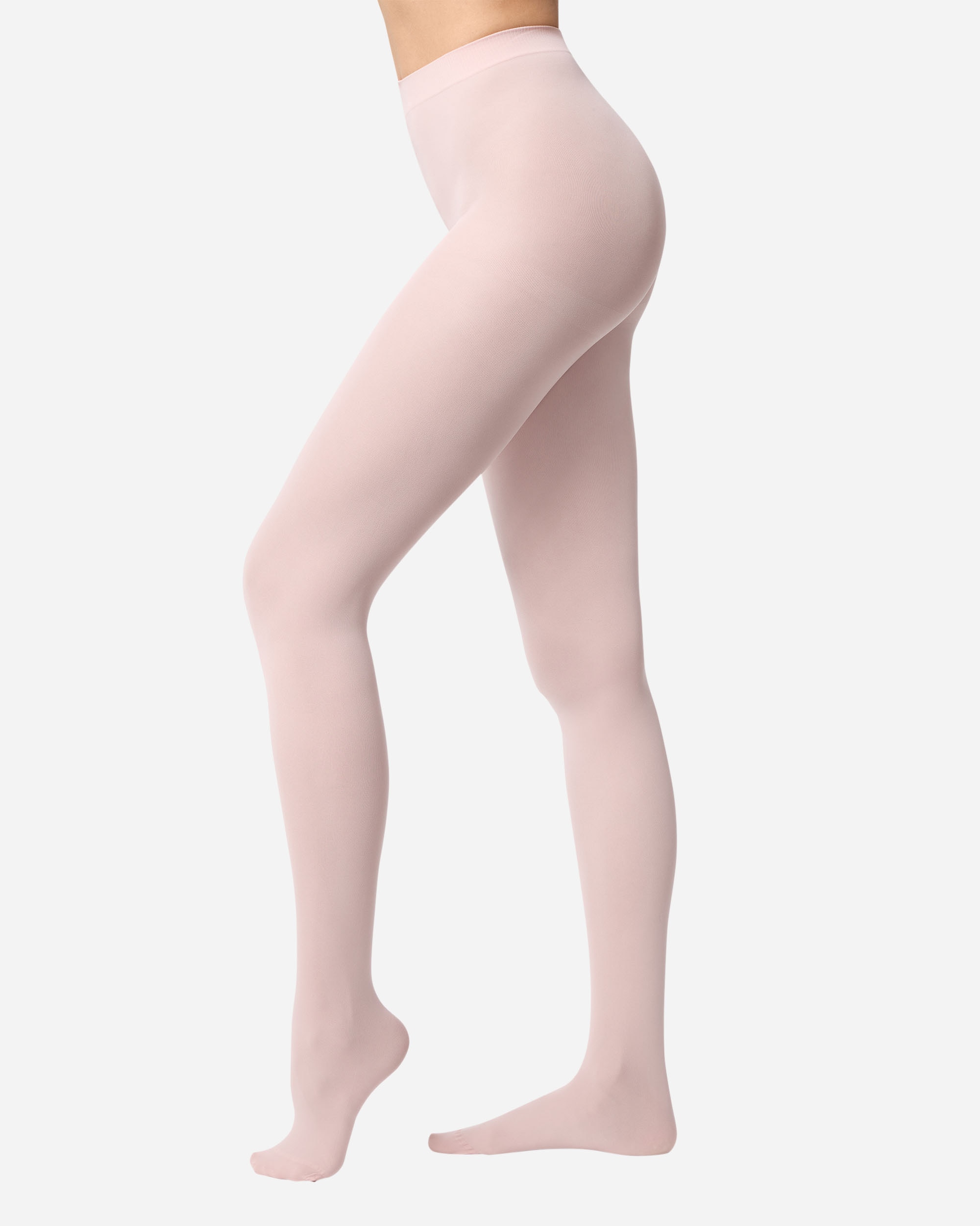 Panty opaco efecto aterciopelado mate 50 deniers - Dim - Rosa claro Rosa claro-1