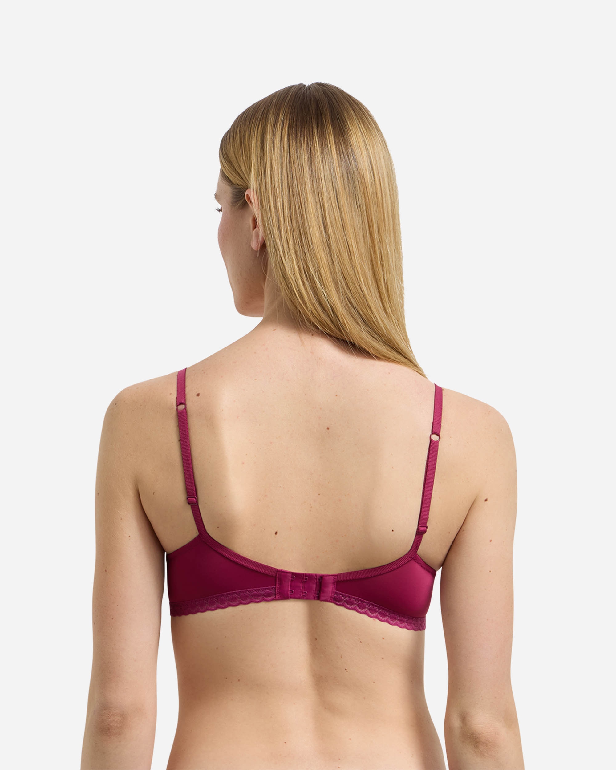 Sujetador sin aros de suave microfibra - Dim - Rosa Rosa-2