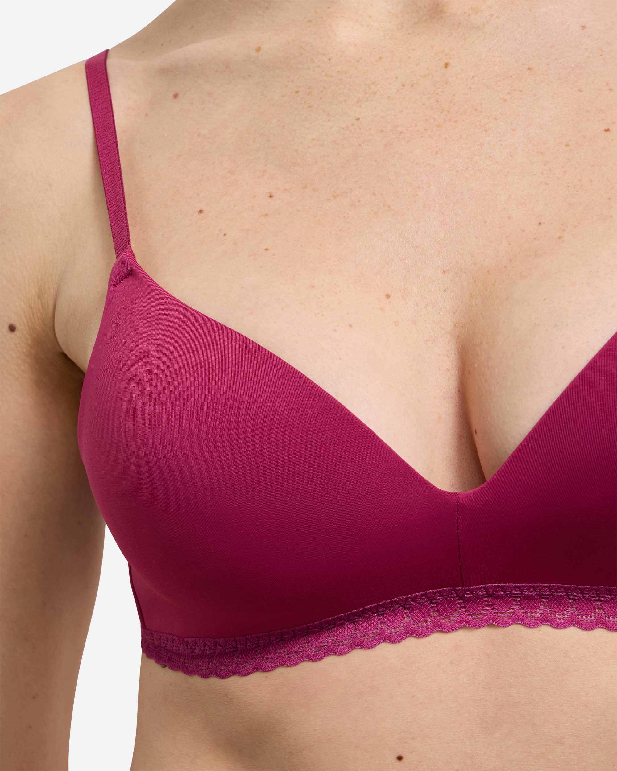Sujetador sin aros de suave microfibra - Dim - Rosa Rosa-3