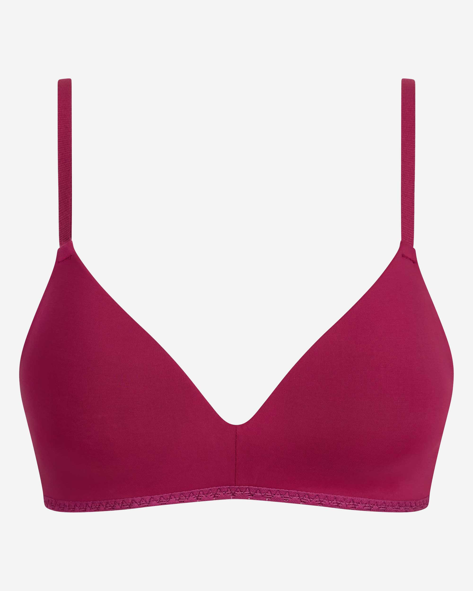Sujetador sin aros de suave microfibra - Dim - Rosa Rosa-5