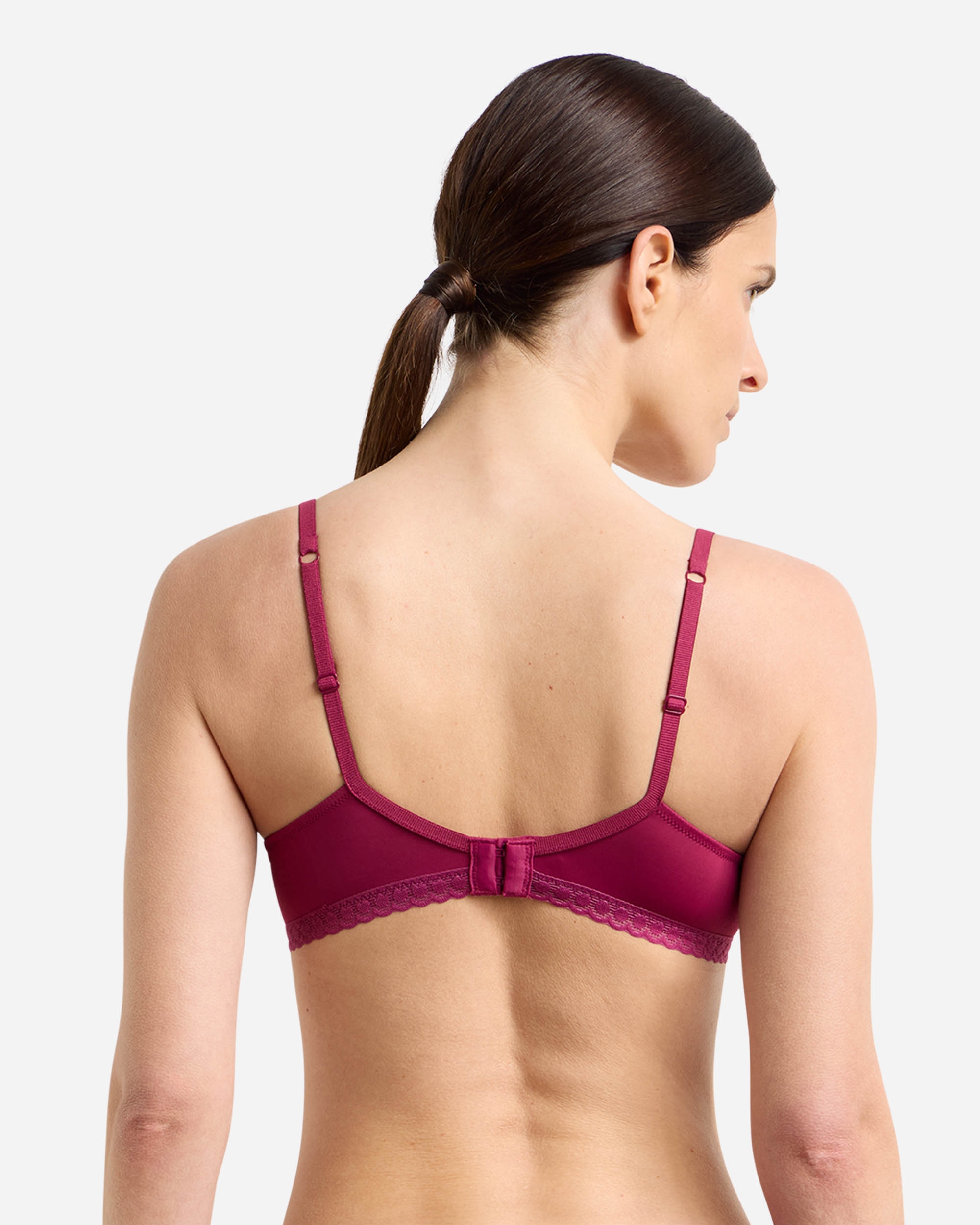 Sujetador con aros de suave microfibra - Dim - Rosa Rosa-2