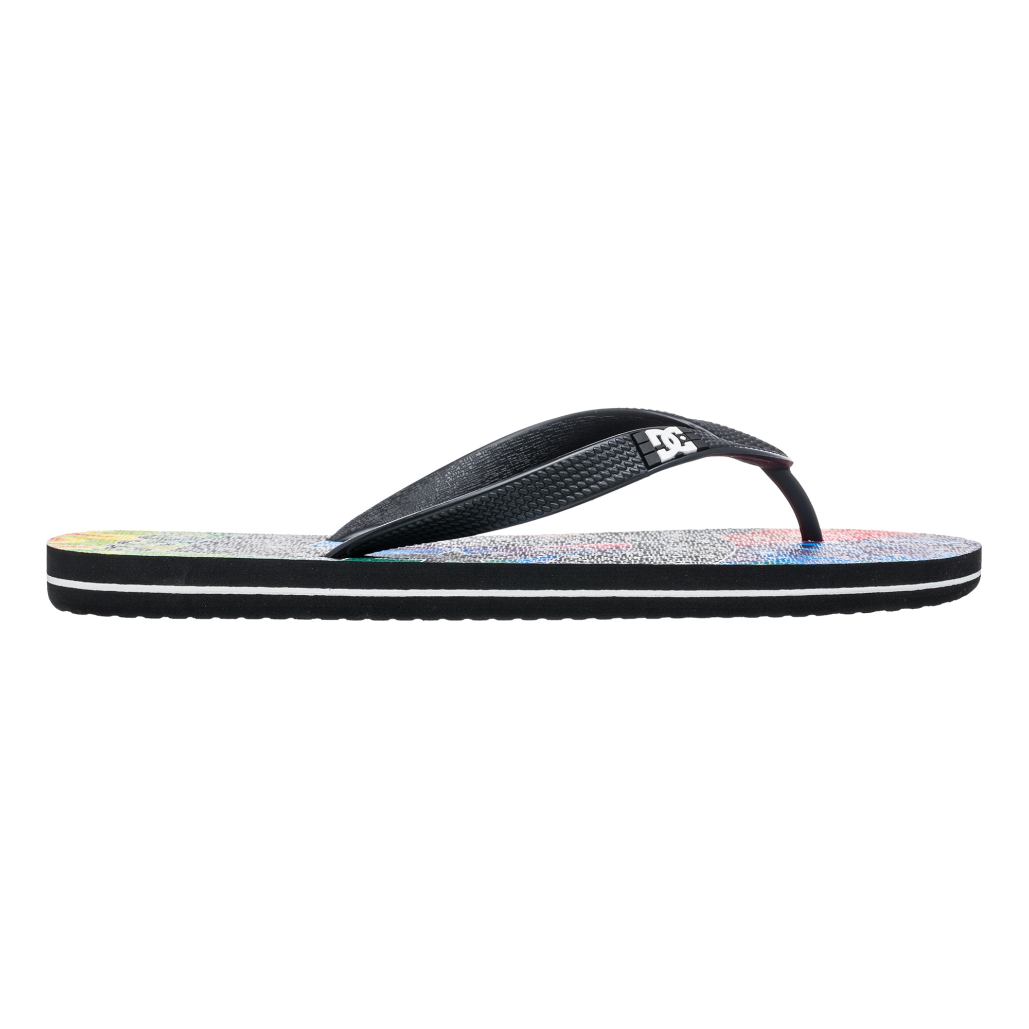 DC Shoes Chanclas de hombre Spray Graffik Multicolor
