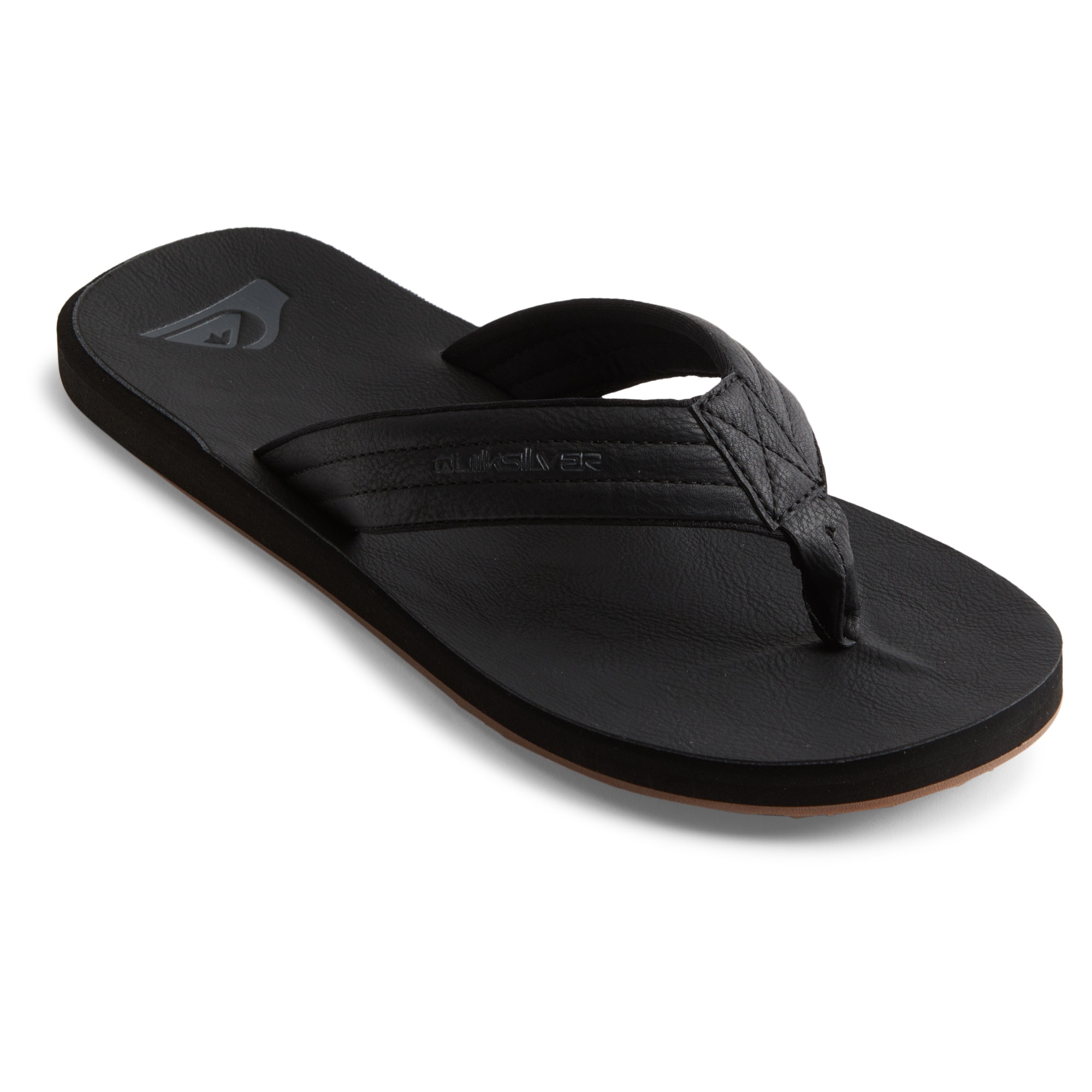 Quiksilver Sandalias de hombre Carver Nubuck Negro