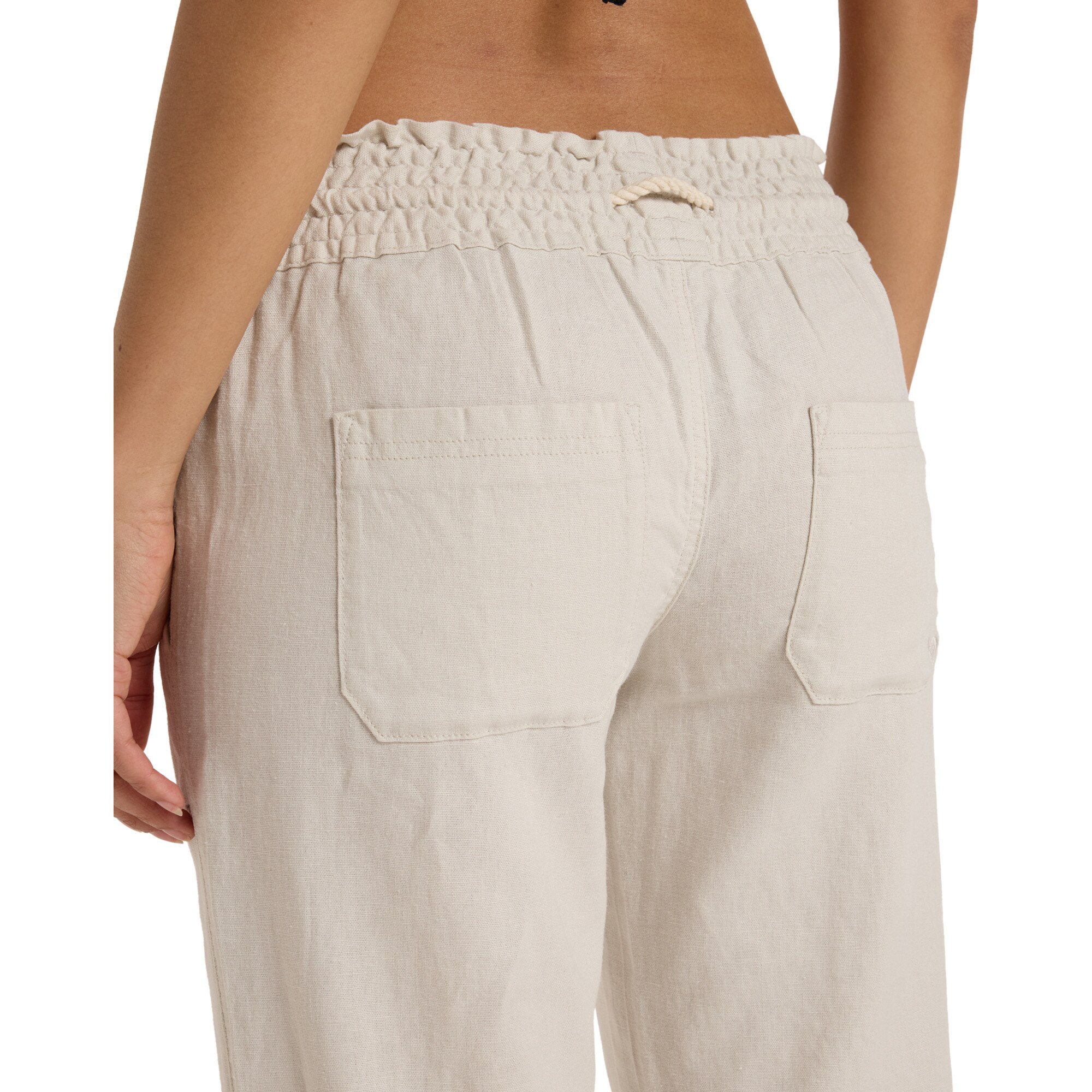 Pantalón de mujer Oceanside Roxy - Beige Beige-5