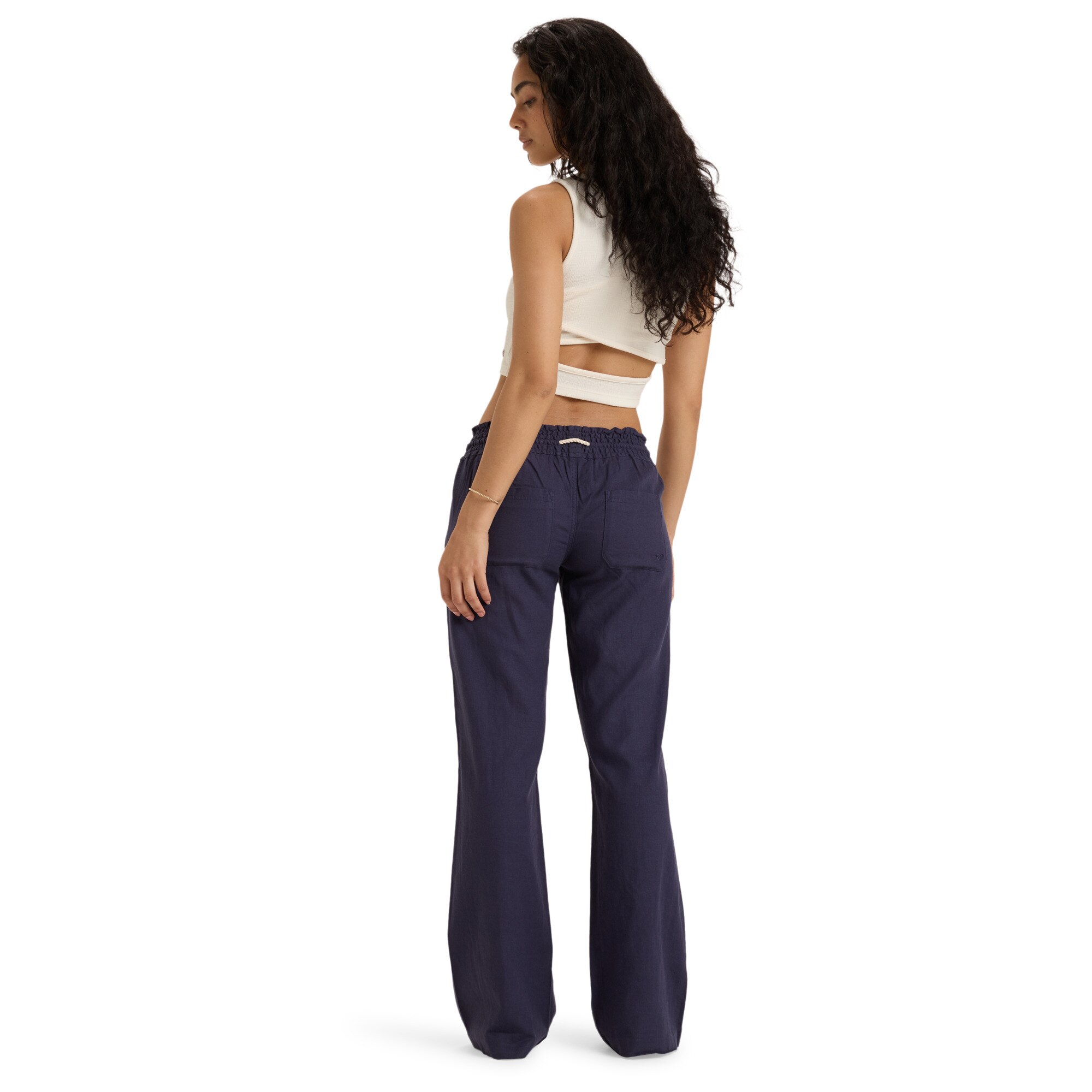 Pantalón de mujer Oceanside Roxy - Azul royal Azul royal-2