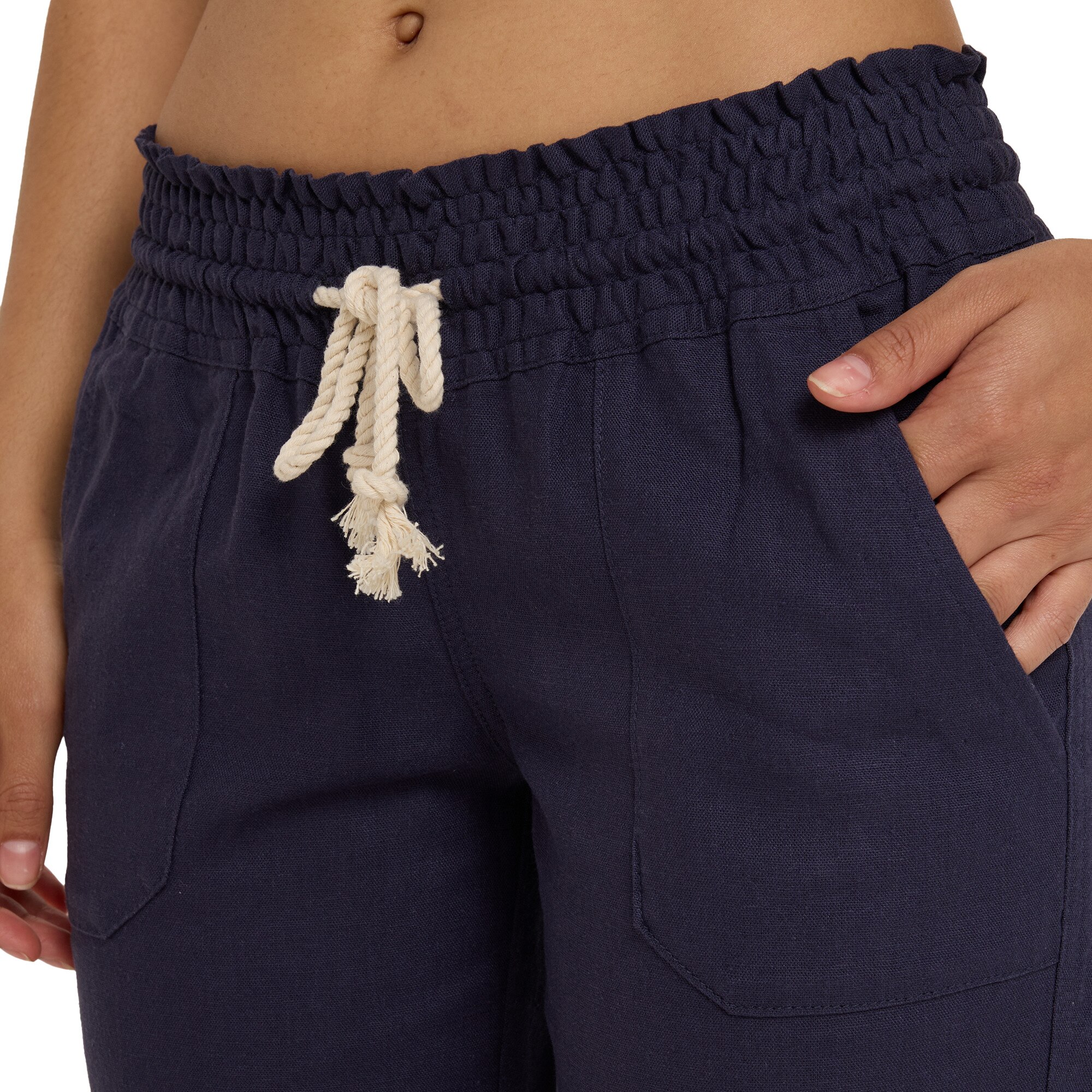 Pantalón de mujer Oceanside Roxy - Azul royal Azul royal-4