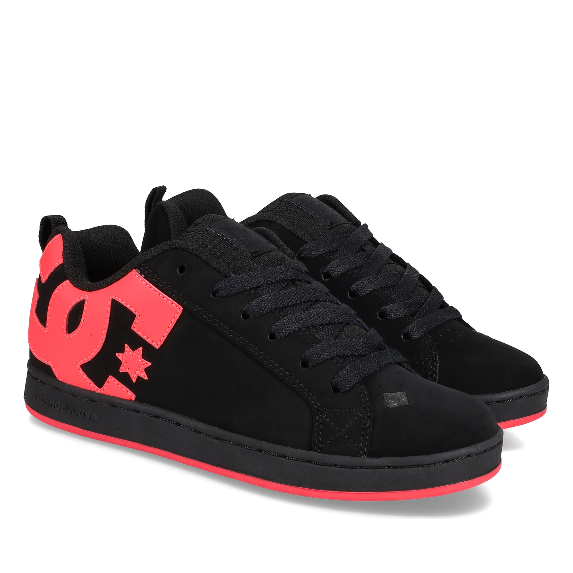 Imagen 2 de Zapatillas de mujer Court Graffik DC Shoes - Negro / Rosa Negro / Rosa