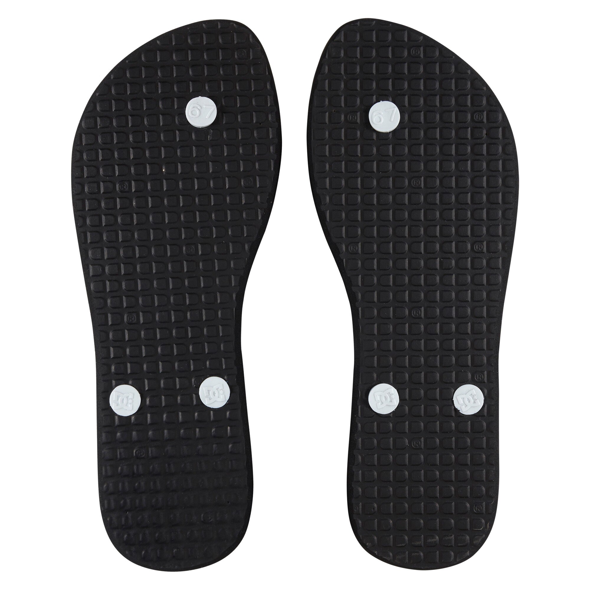 Chanclas de mujer Spray DC Shoes - Negro / Blanco Negro / Blanco-4