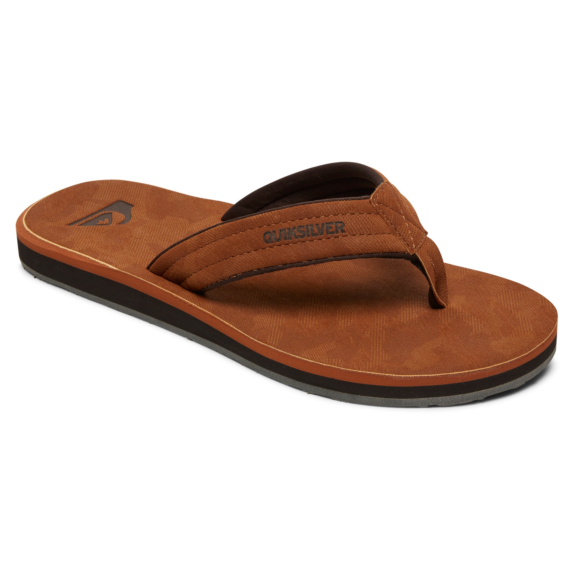 Chanclas de hombre Carver Nubuck Quiksilver - Marrón Marrón-1
