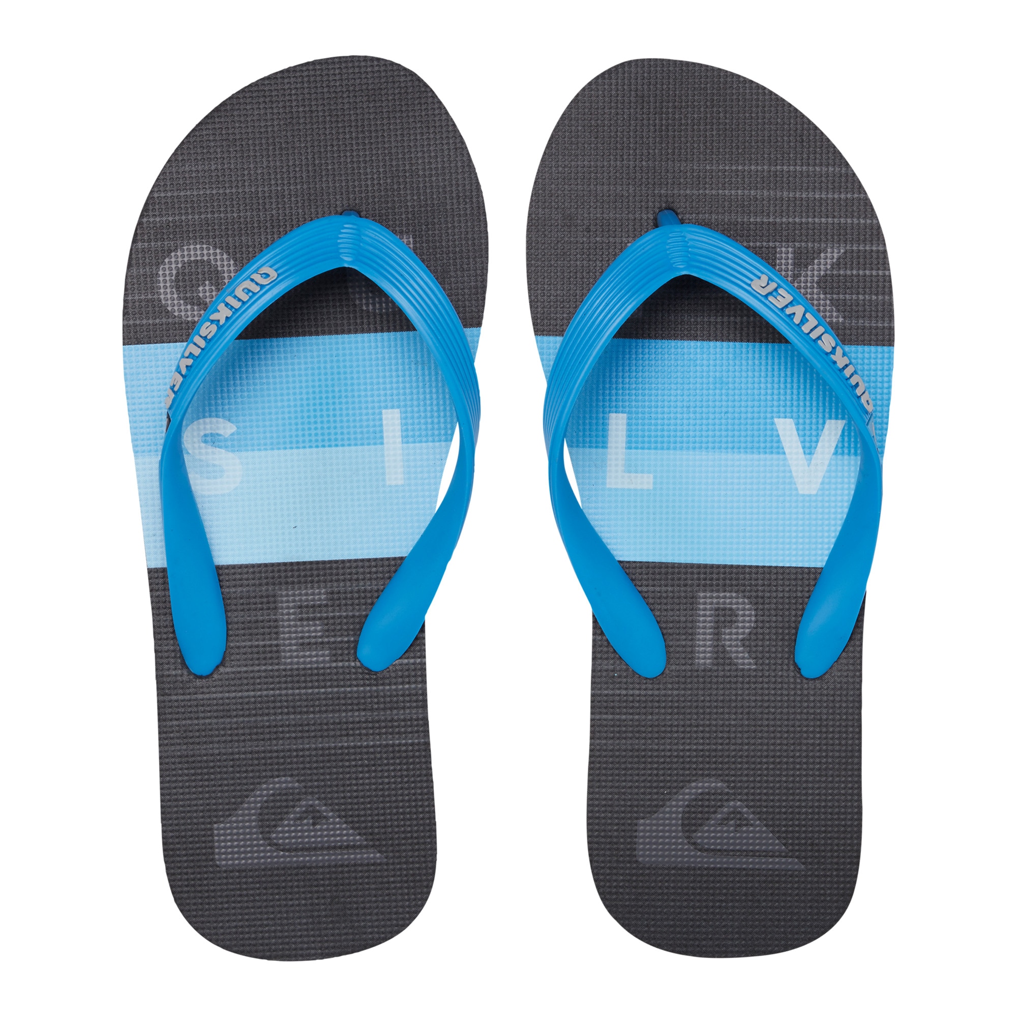 Chanclas de niños Molokai Word Block Quiksilver - Azul Azul-3