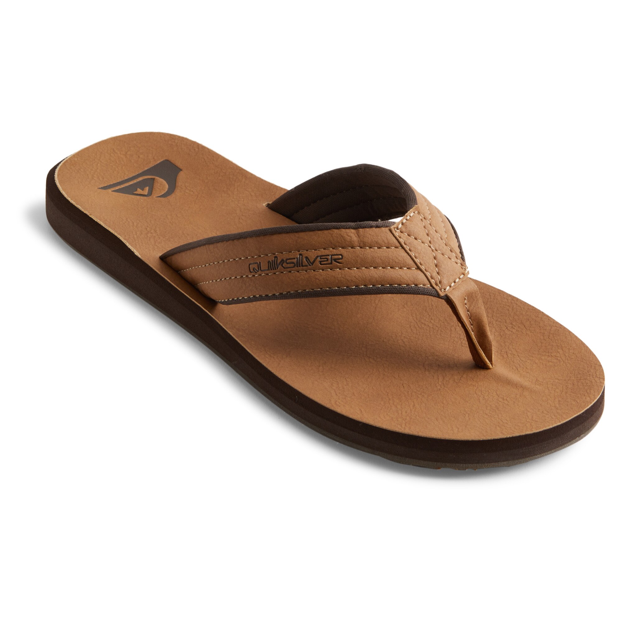 Quiksilver Chanclas de hombre Carver Nubuck Marrón