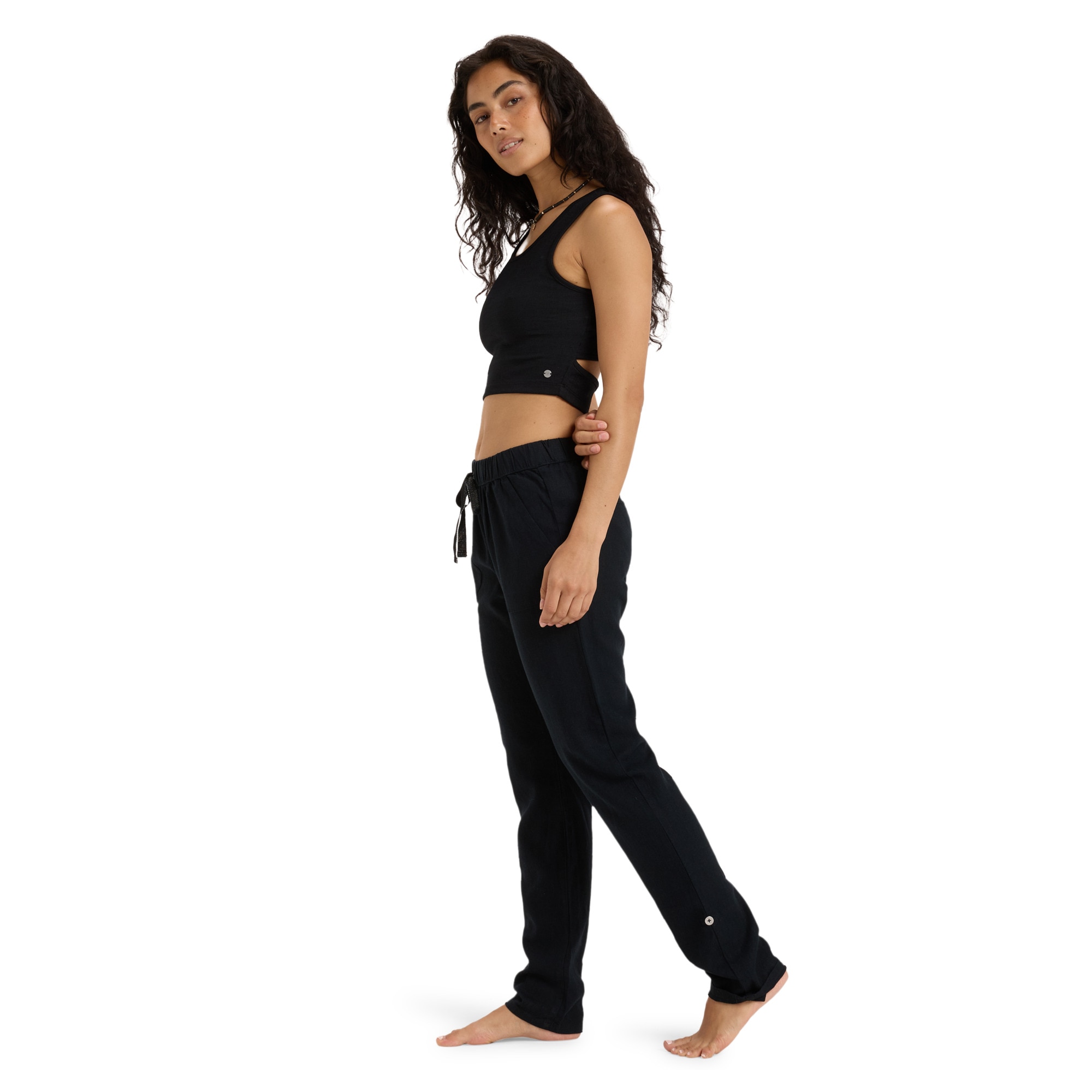 Pantalón de mujer On The Seashore Roxy - Negro Negro-3