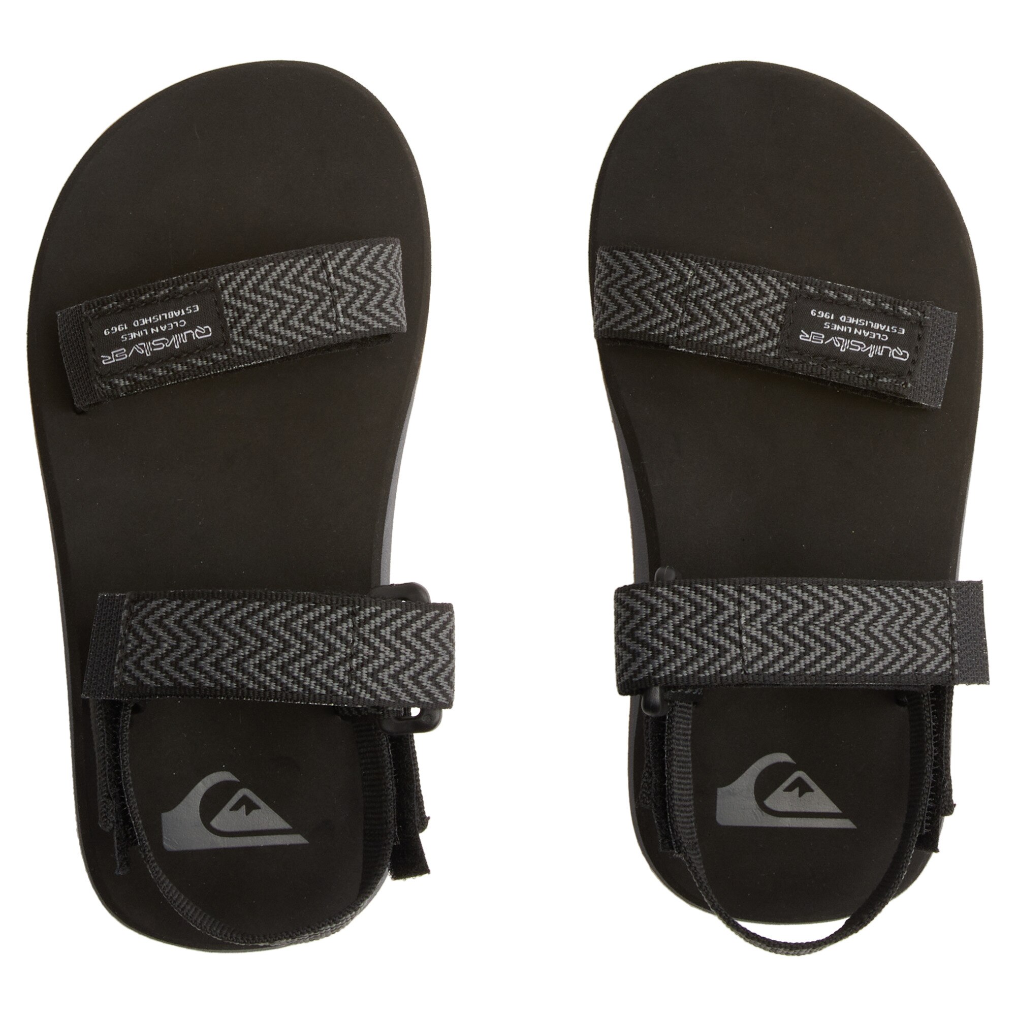 Sandalias de niños Monkey Caged Quiksilver - Negro Negro-4