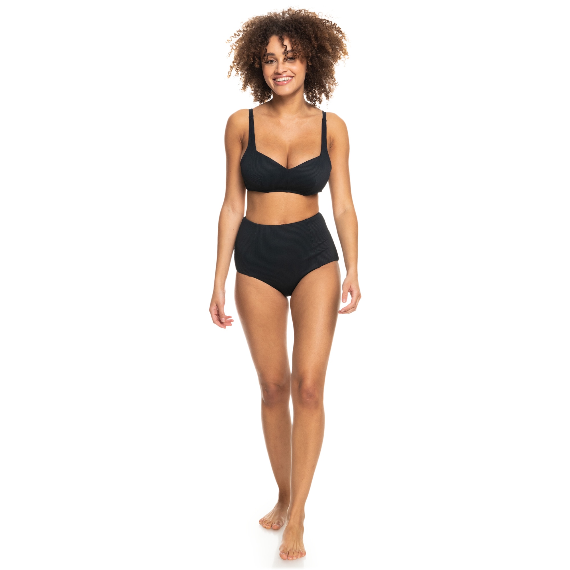 Imagen 4 de Top de bikini de mujer Roxy Love The Sun Ray Roxy - Negro Negro