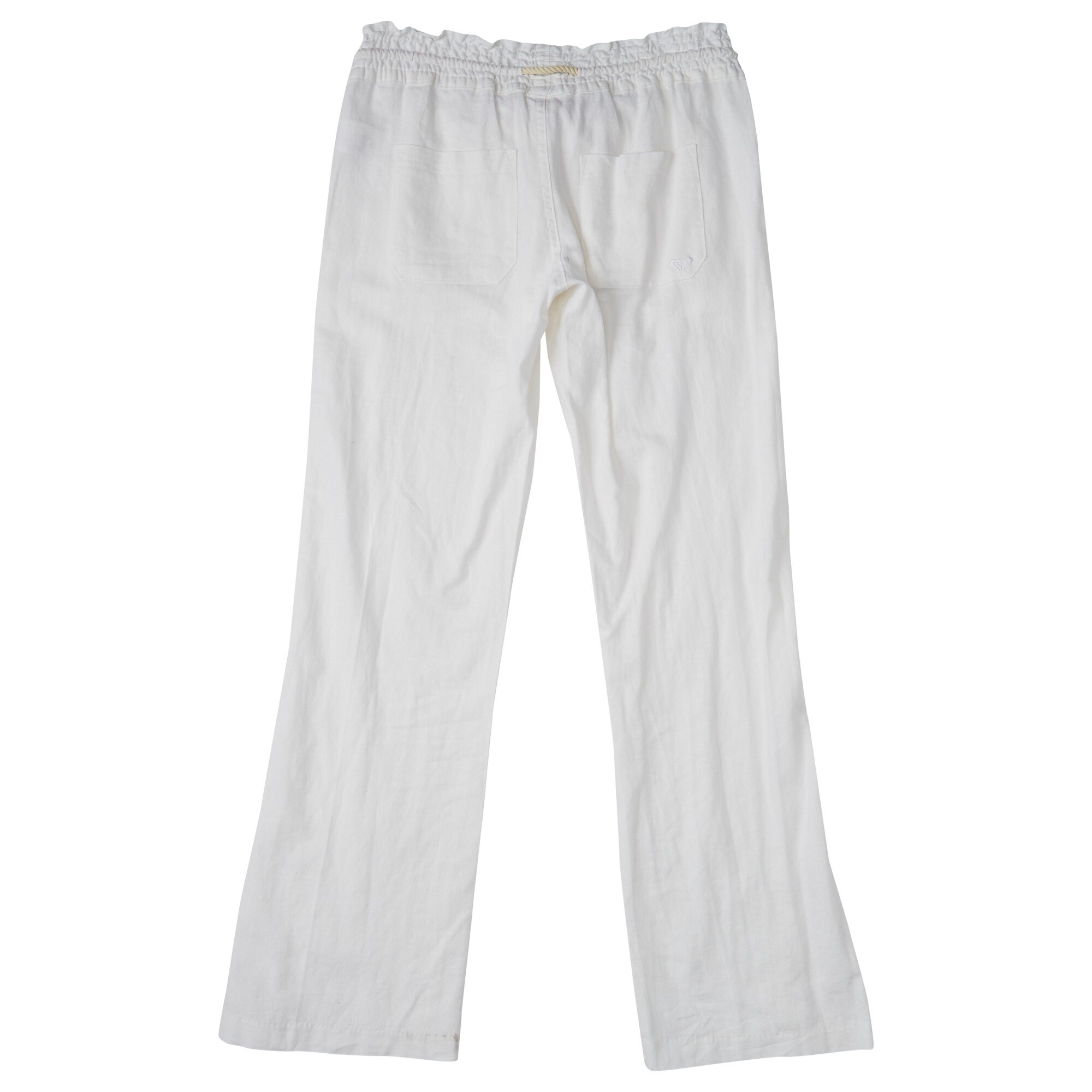 Pantalón de mujer Oceanside Roxy - Blanco Blanco-4