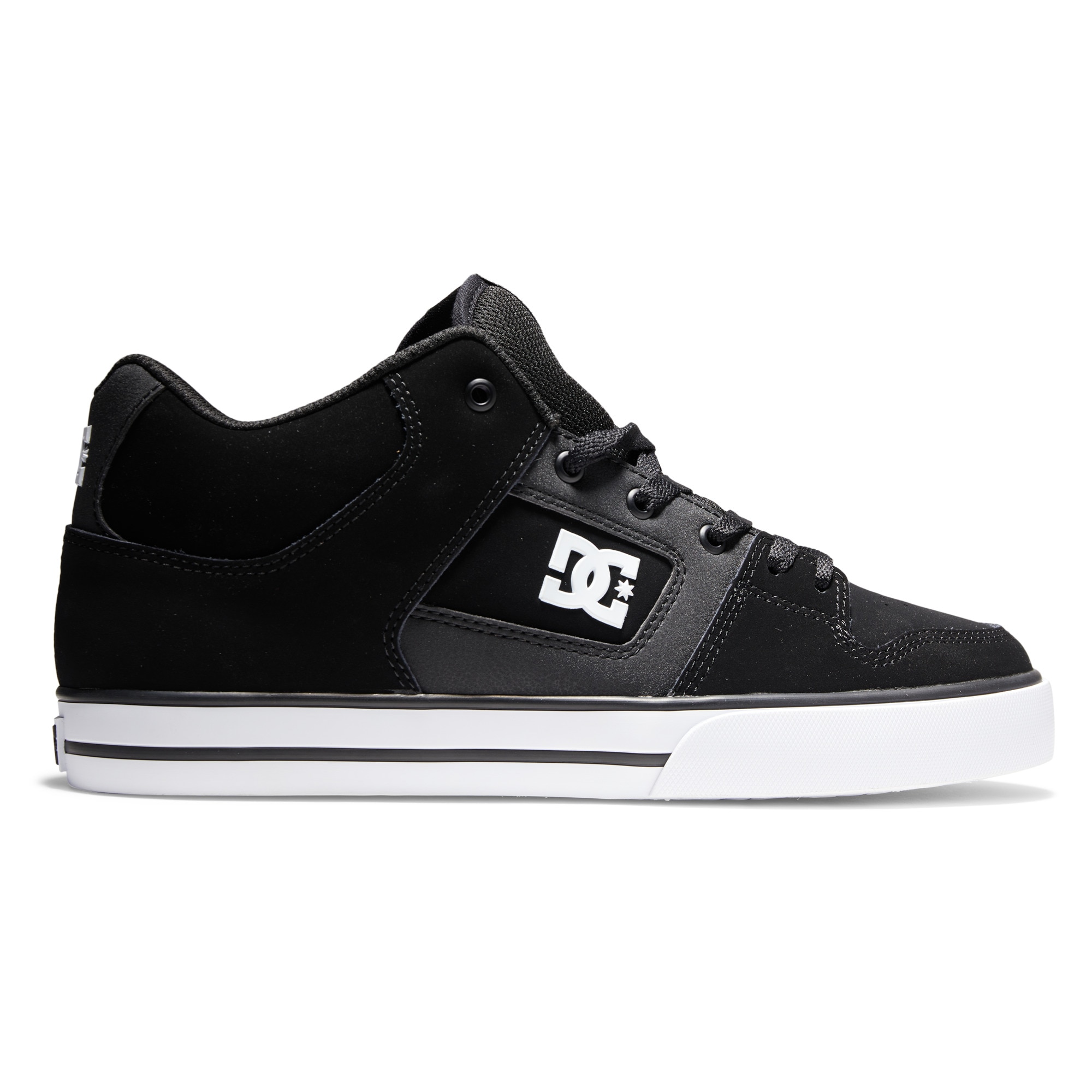 DC Shoes Zapatillas de hombre Pure Mid Negro / Blanco