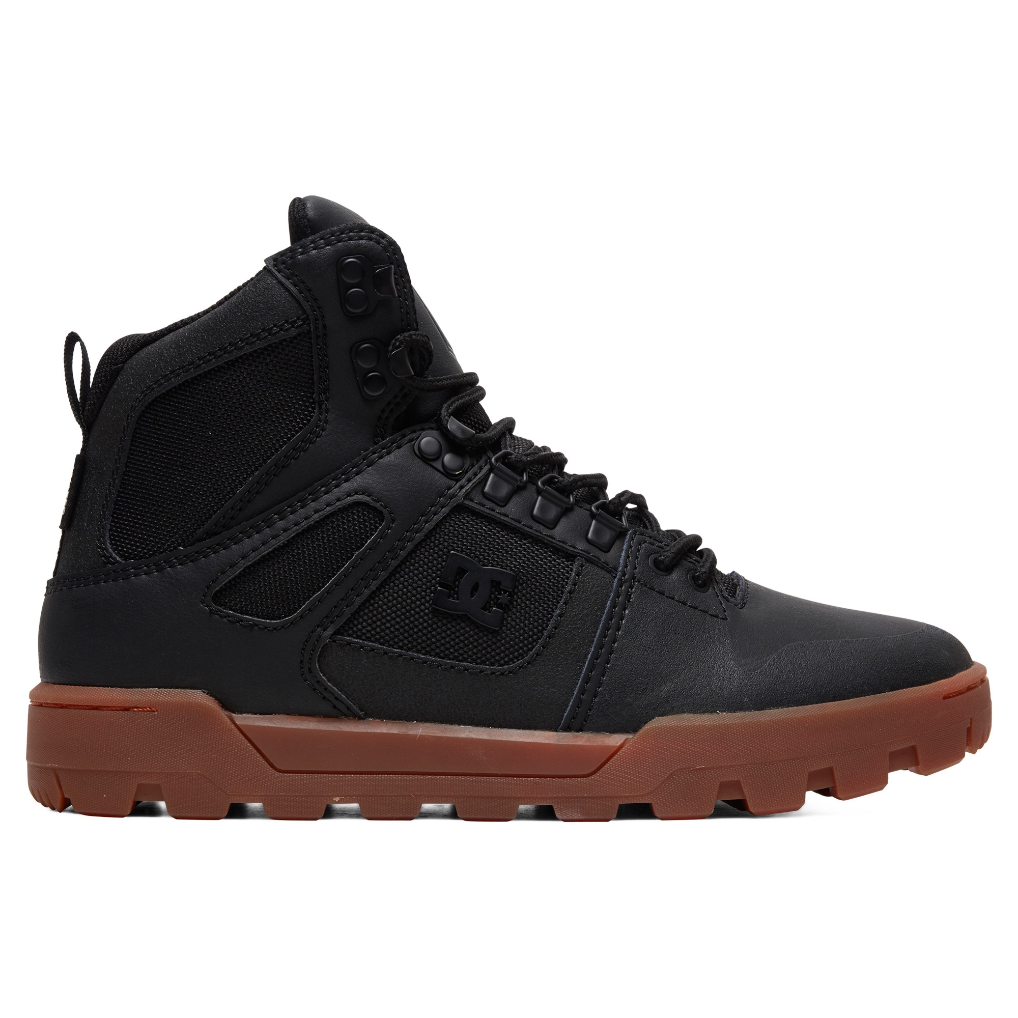 DC Shoes Botas de hombre Pure Hi Negro / Blanco