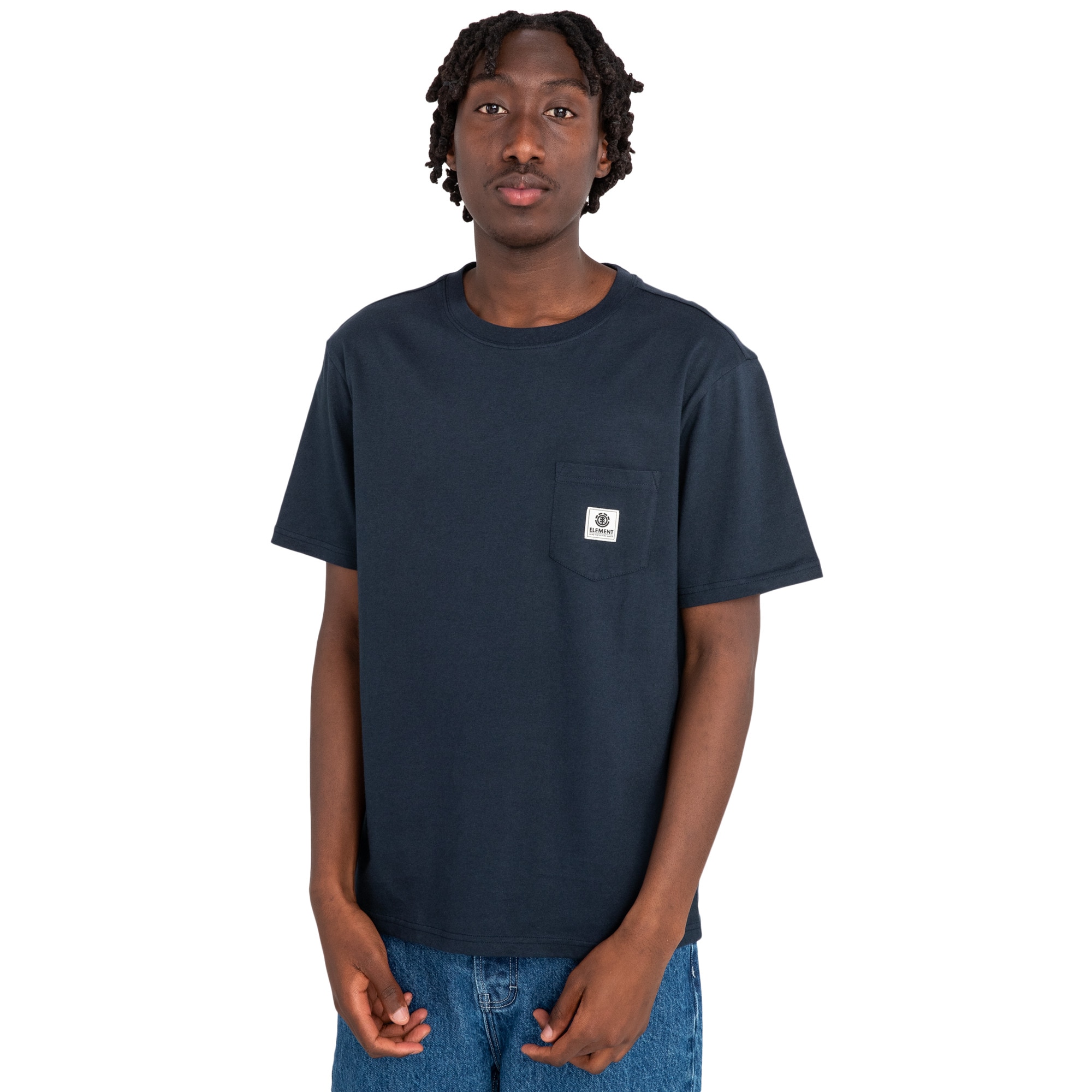 Element Camiseta de hombre Basic Pocket Negro