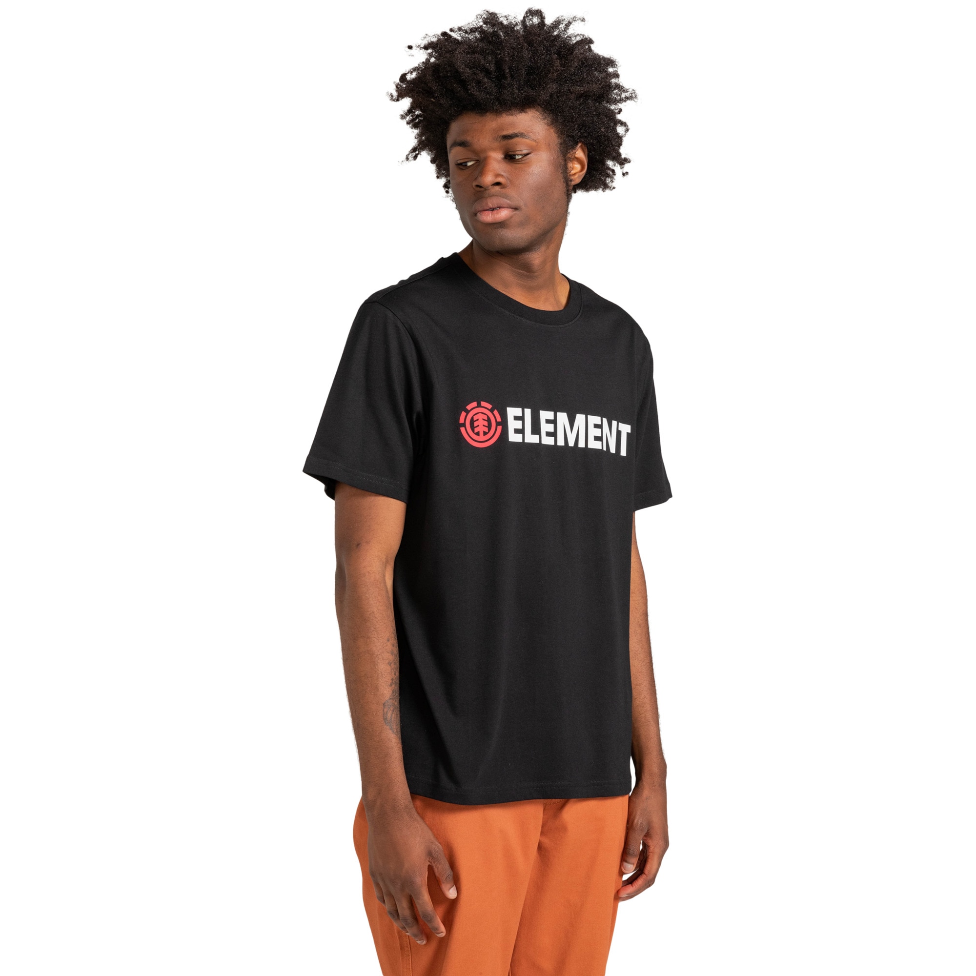 Camiseta de hombre Blazin Element - Negro Negro-3