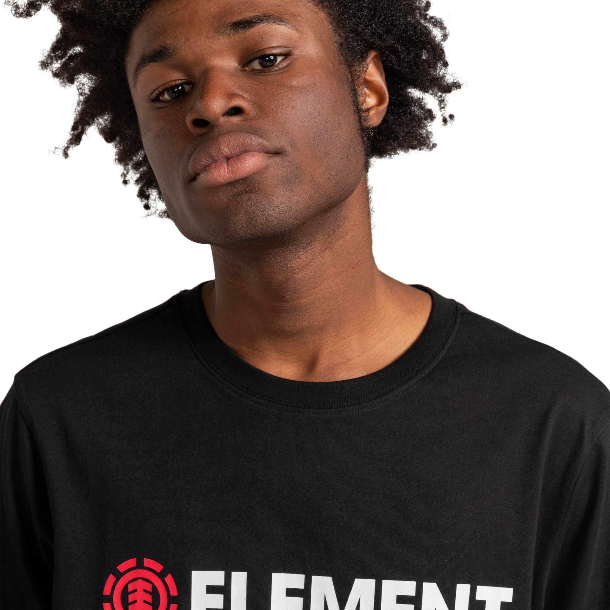 Camiseta de hombre Blazin Element - Negro Negro-4
