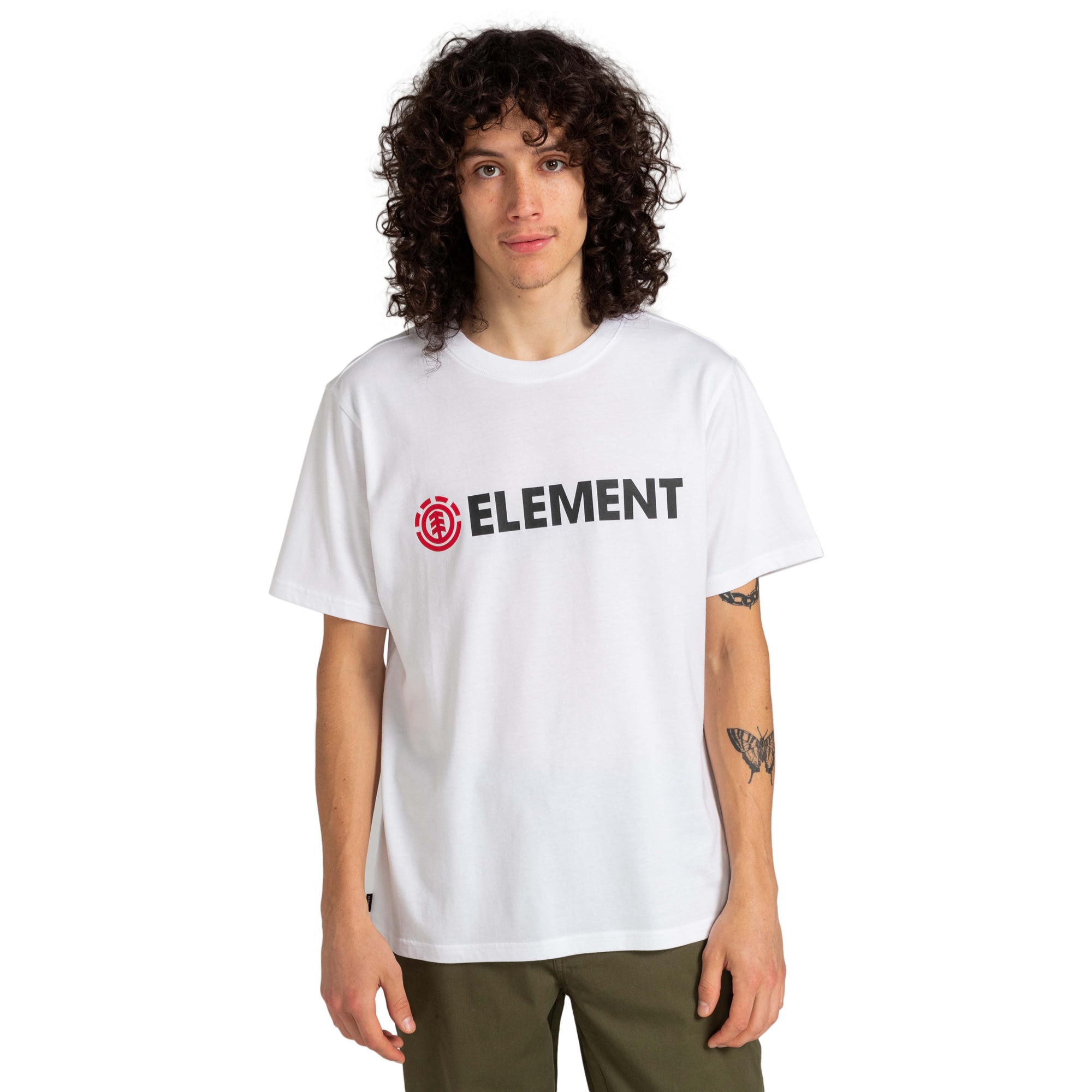 Camiseta de hombre Blazin Element - Blanco Blanco-1