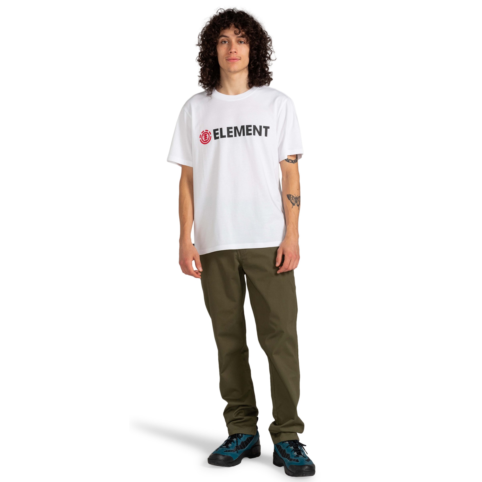 Camiseta de hombre Blazin Element - Blanco Blanco-5